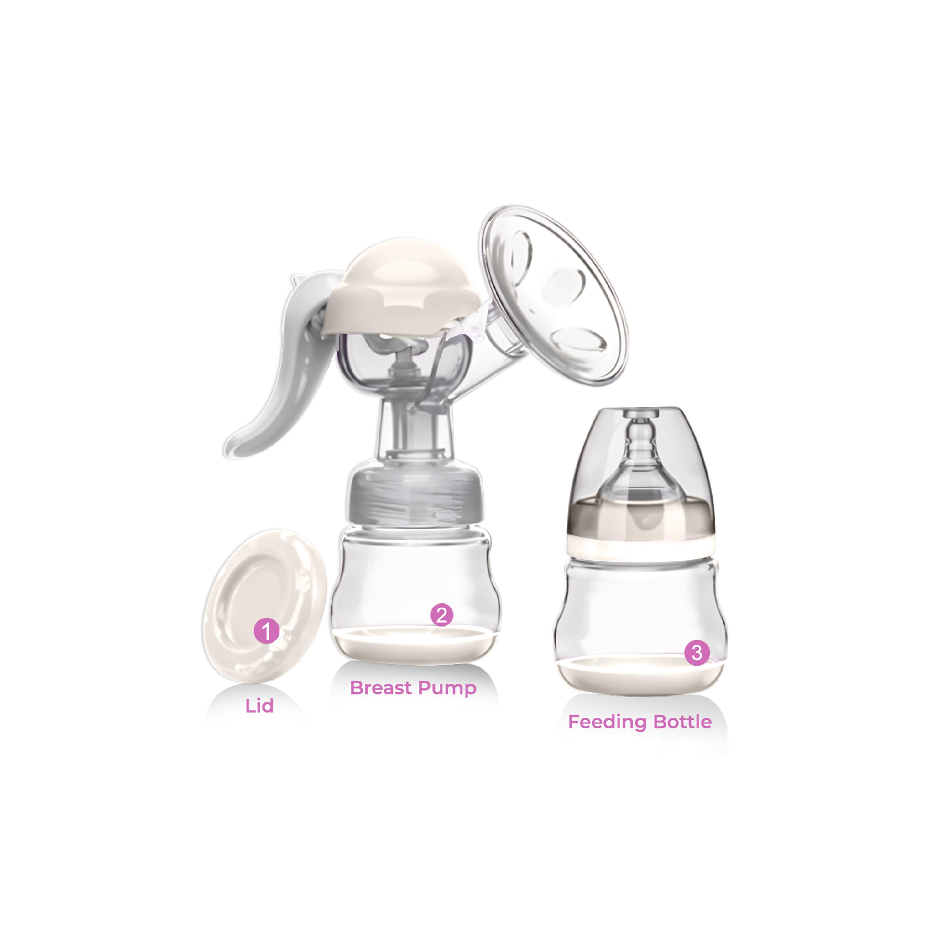 Sunveno Manual Single Breast Pump - White-baby-feeding-breastfeedingandcare-image-9