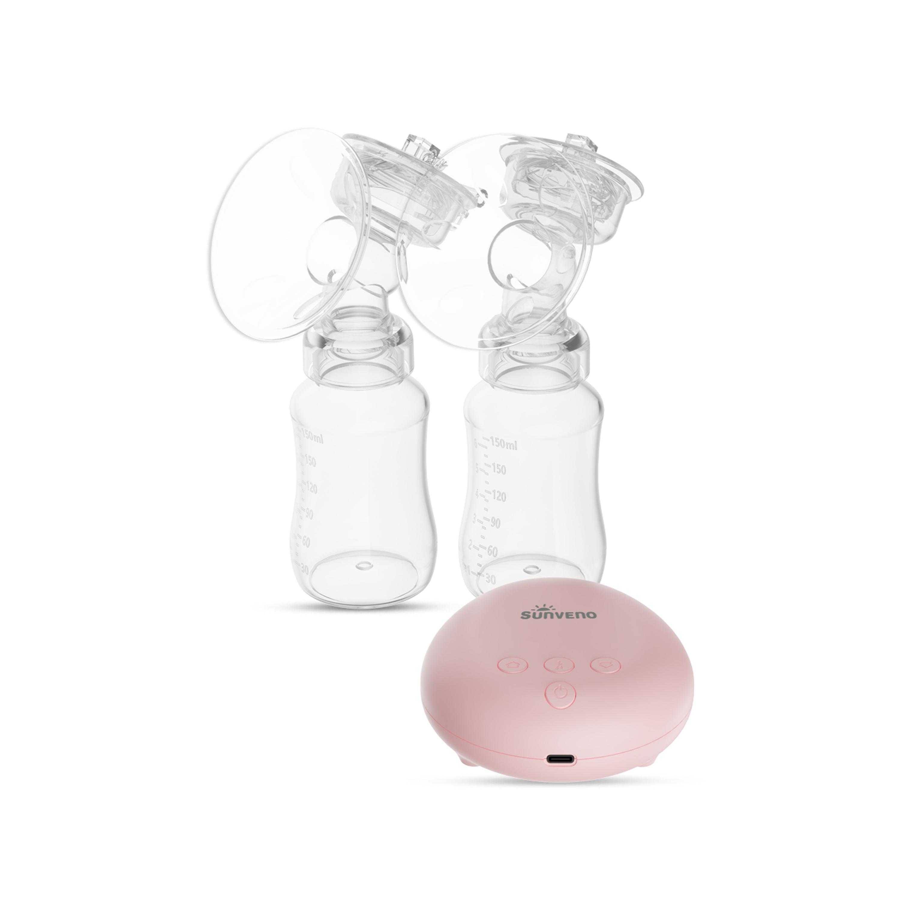 Sunveno Automatic Dual Breast Pump with Controller - White-baby-feeding-breastfeedingandcare-image-2