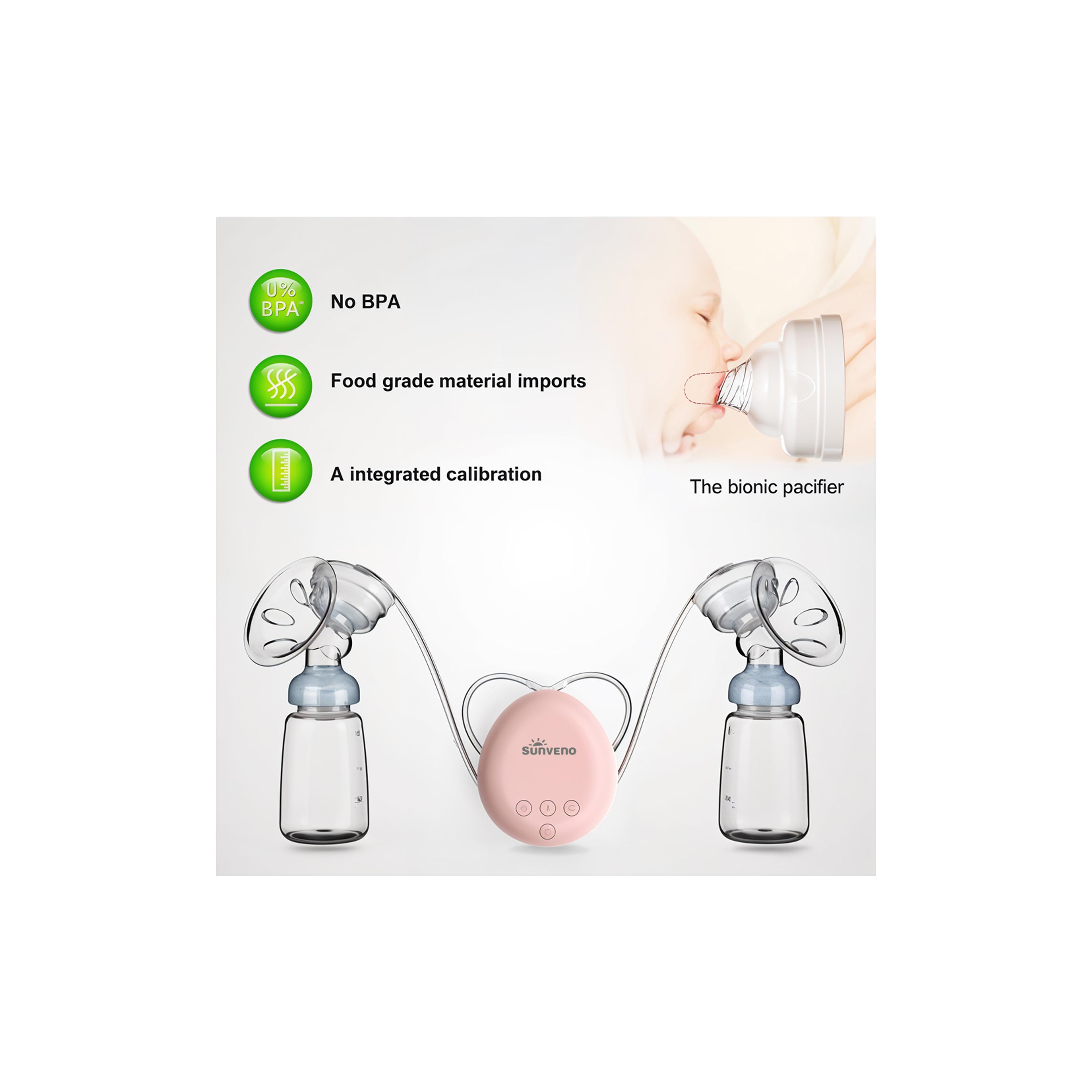 Sunveno Automatic Dual Breast Pump with Controller - White-baby-feeding-breastfeedingandcare-image-8