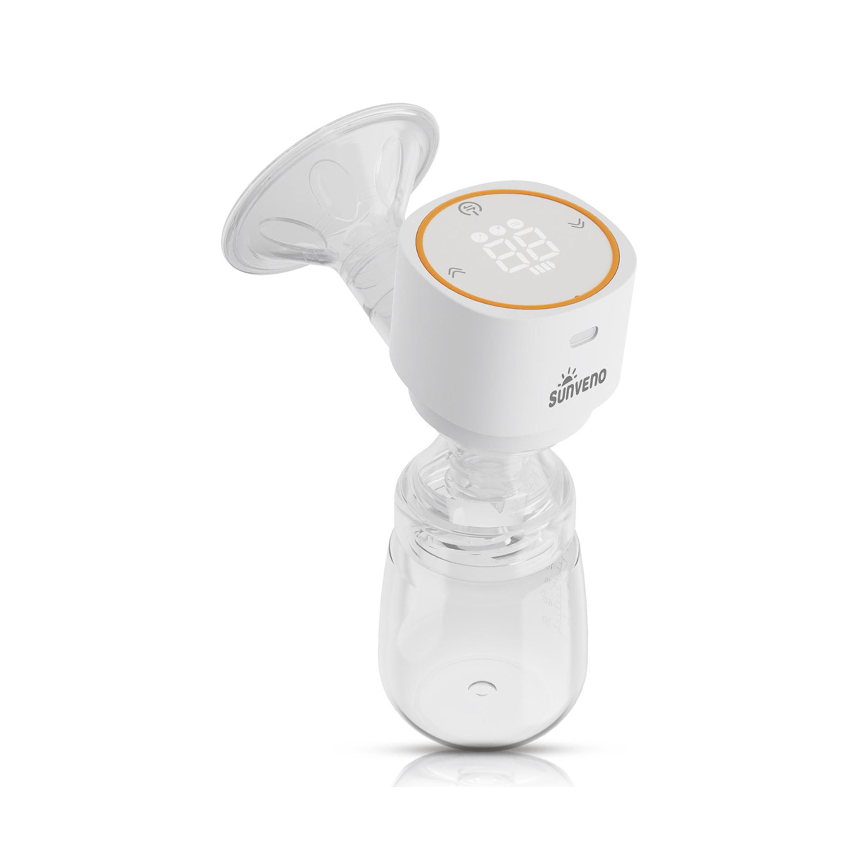 Sunveno Automatic Smart Single Breast Pump with Inbuilt Controller - White-baby-feeding-breastfeedingandcare-image-1