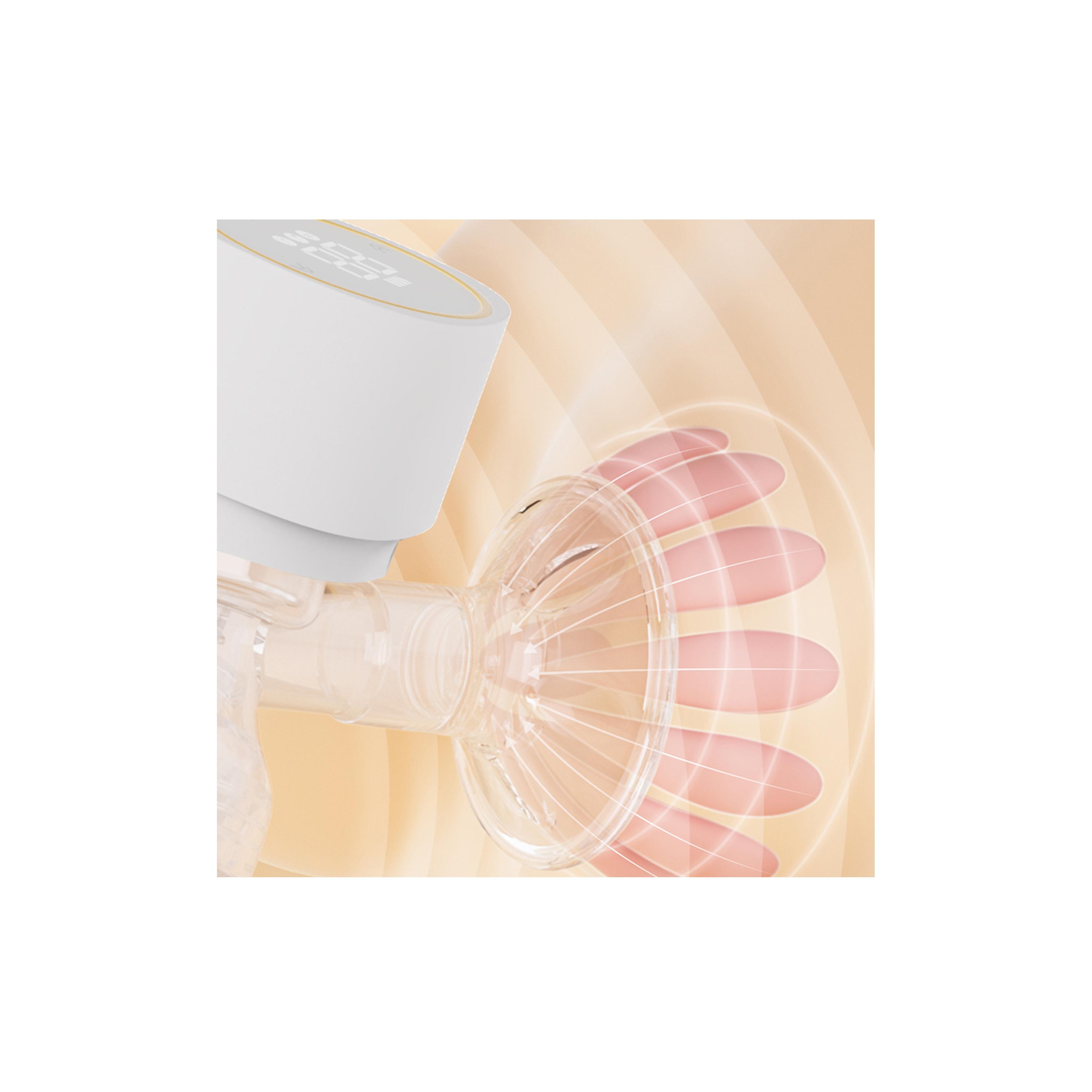 Sunveno Automatic Smart Single Breast Pump with Inbuilt Controller - White-baby-feeding-breastfeedingandcare-image-13