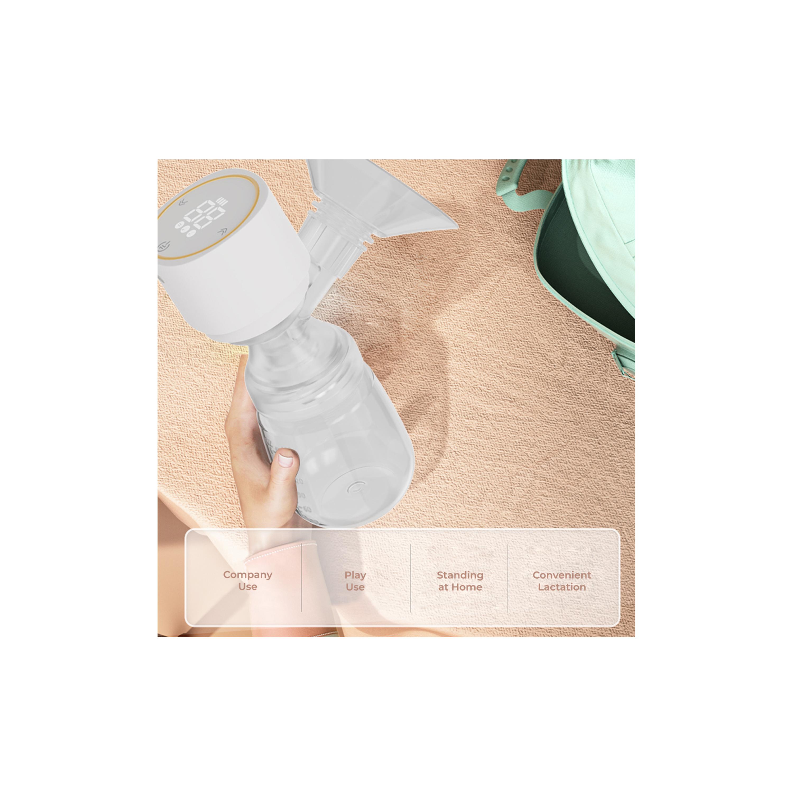 Sunveno Automatic Smart Single Breast Pump with Inbuilt Controller - White-baby-feeding-breastfeedingandcare-image-3
