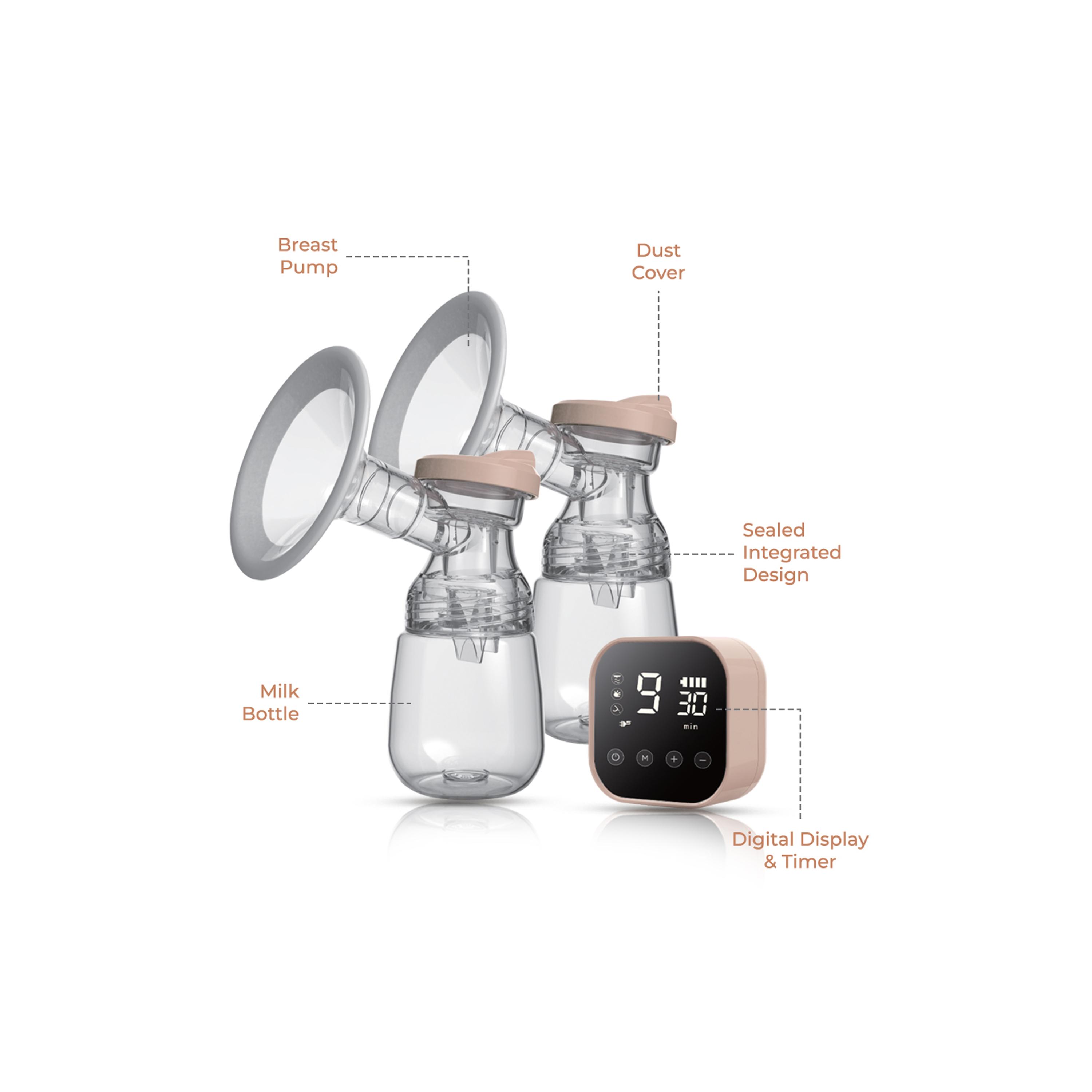Sunveno Smart Automatic Dual Breast Pump with Controller - White-baby-feeding-breastfeedingandcare-image-5