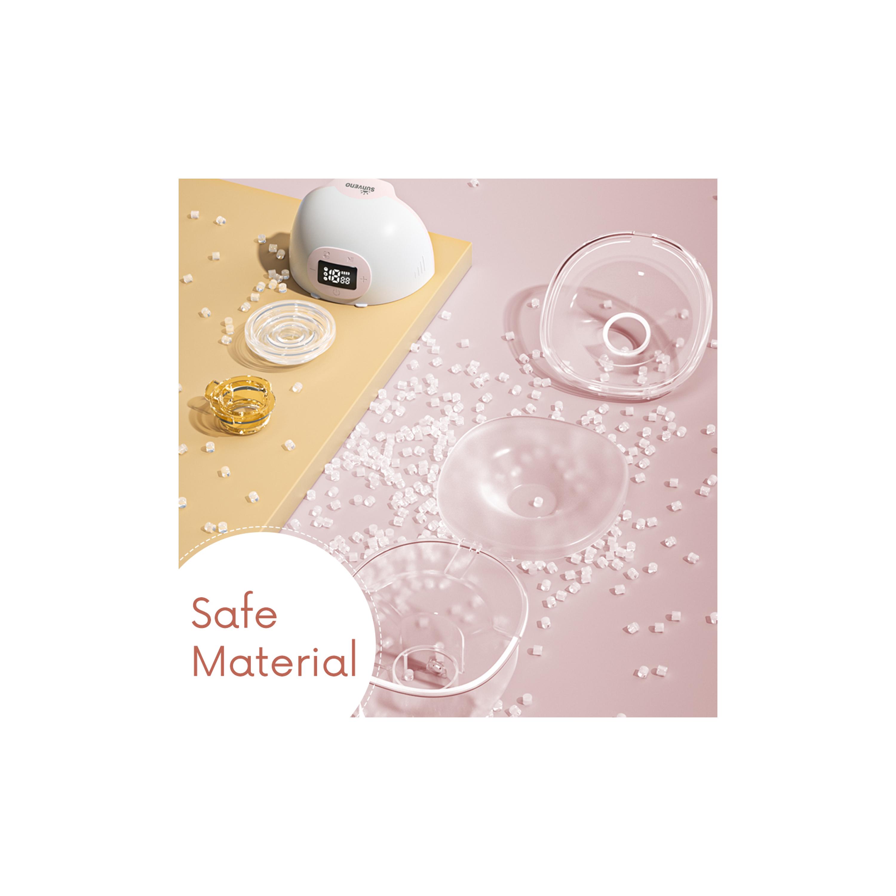 Sunveno Wearable Automatic Smart Breast Pump - White-baby-maternalcare-pregnancypillows-image-3