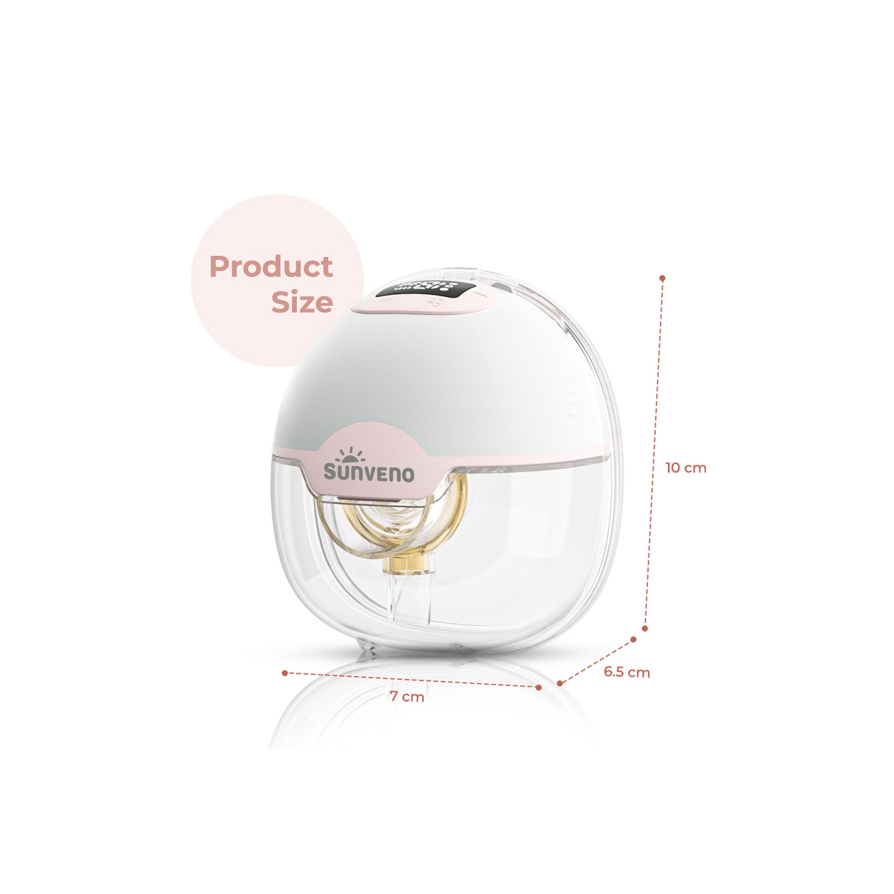 Sunveno Wearable Automatic Smart Breast Pump - White-baby-maternalcare-pregnancypillows-image-7