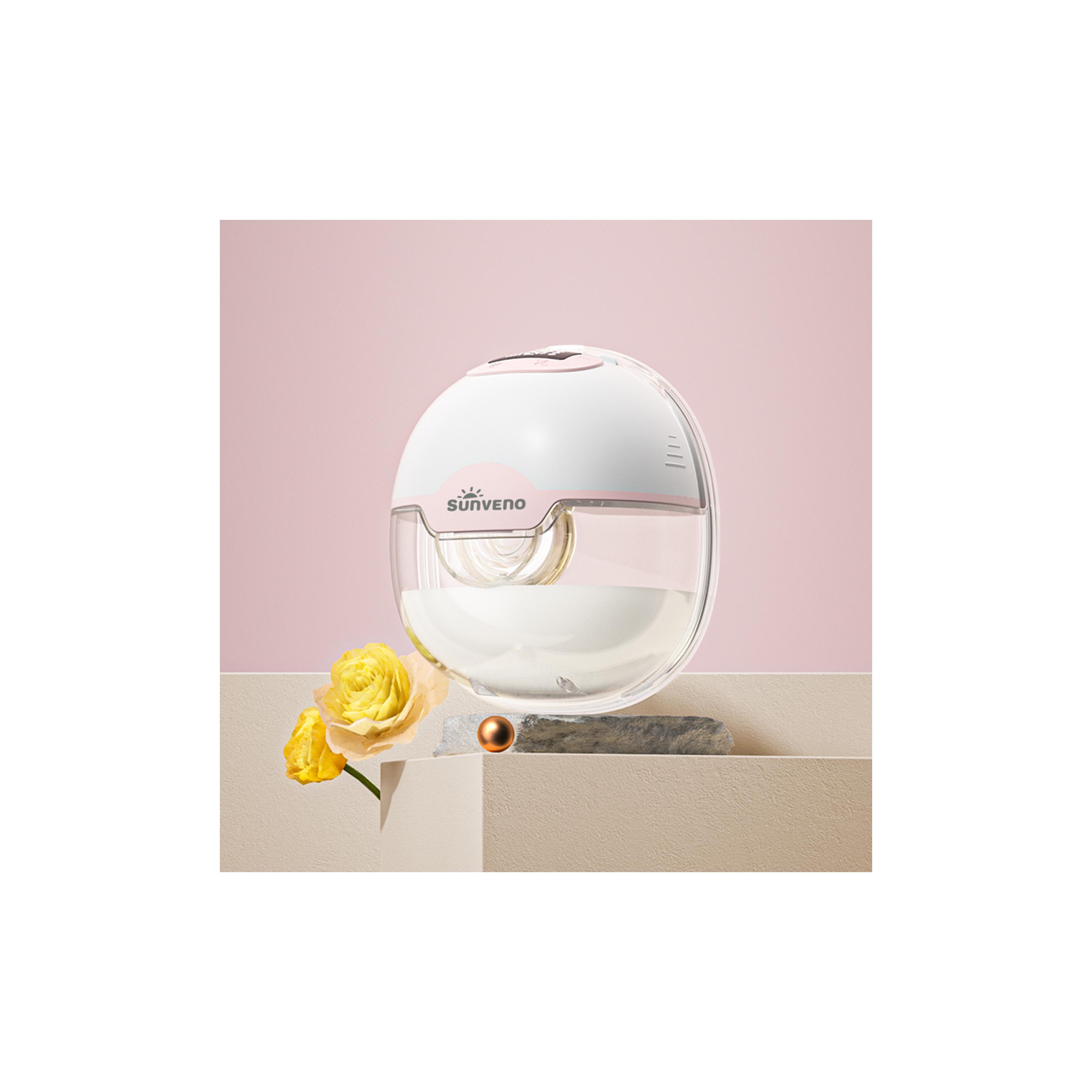 Sunveno Wearable Automatic Smart Breast Pump - White-baby-maternalcare-pregnancypillows-image-9