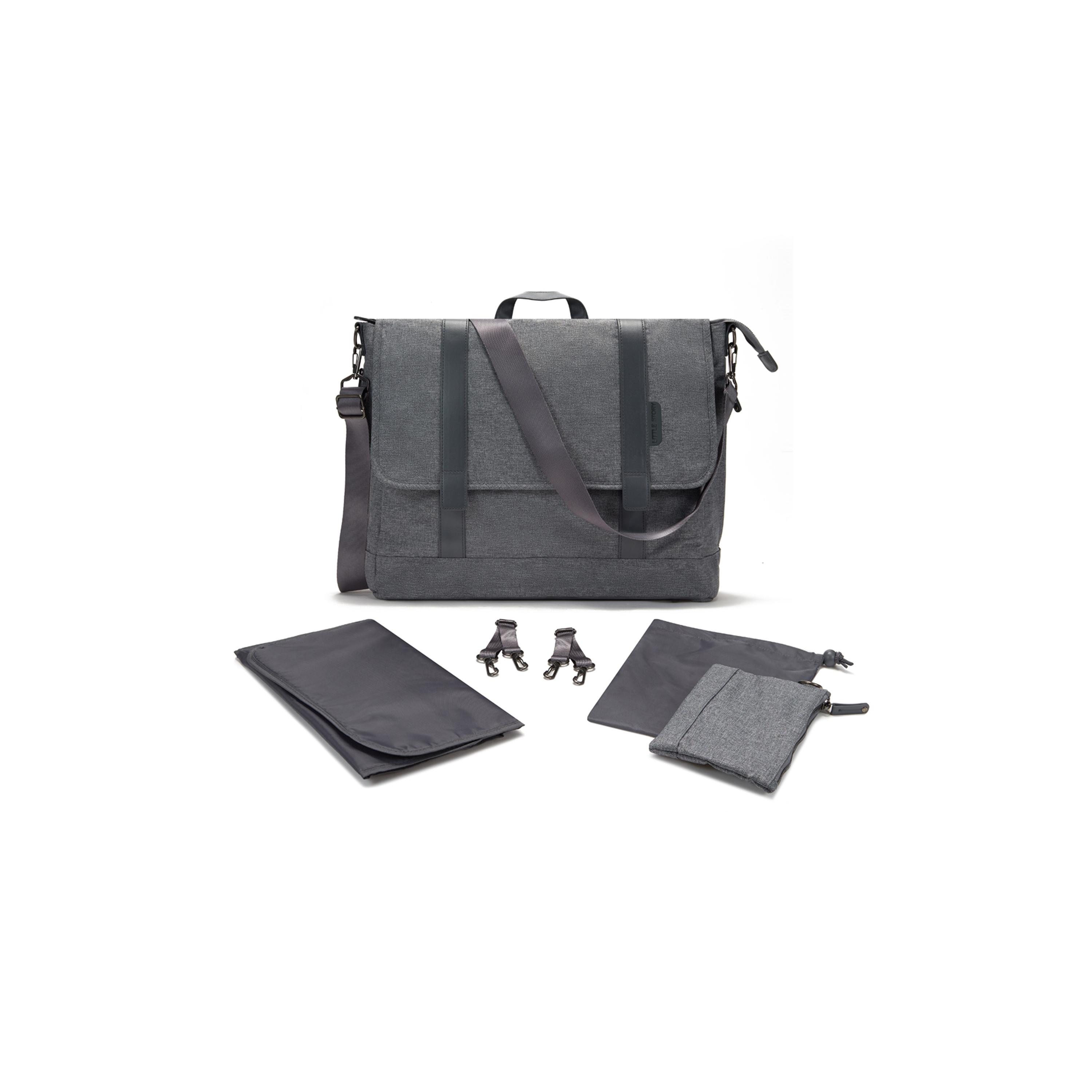 Teknum Travel Explorer 2 Autofold Stroller with Diaper Handbag Set - Grey-baby-gear-strollersandprams-strollers-image-16