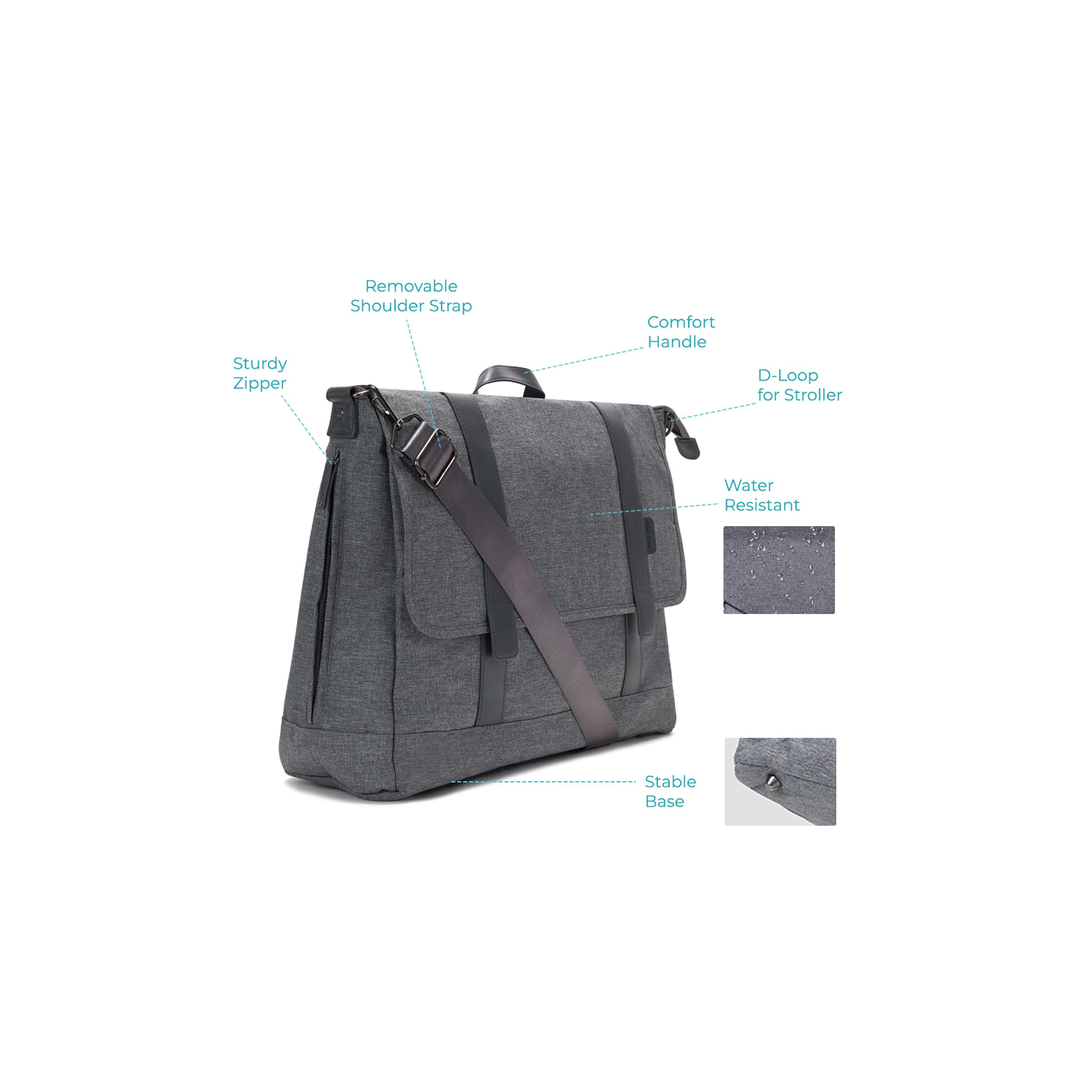 Teknum Travel Explorer 2 Autofold Stroller with Diaper Handbag Set - Grey-baby-gear-strollersandprams-strollers-image-24