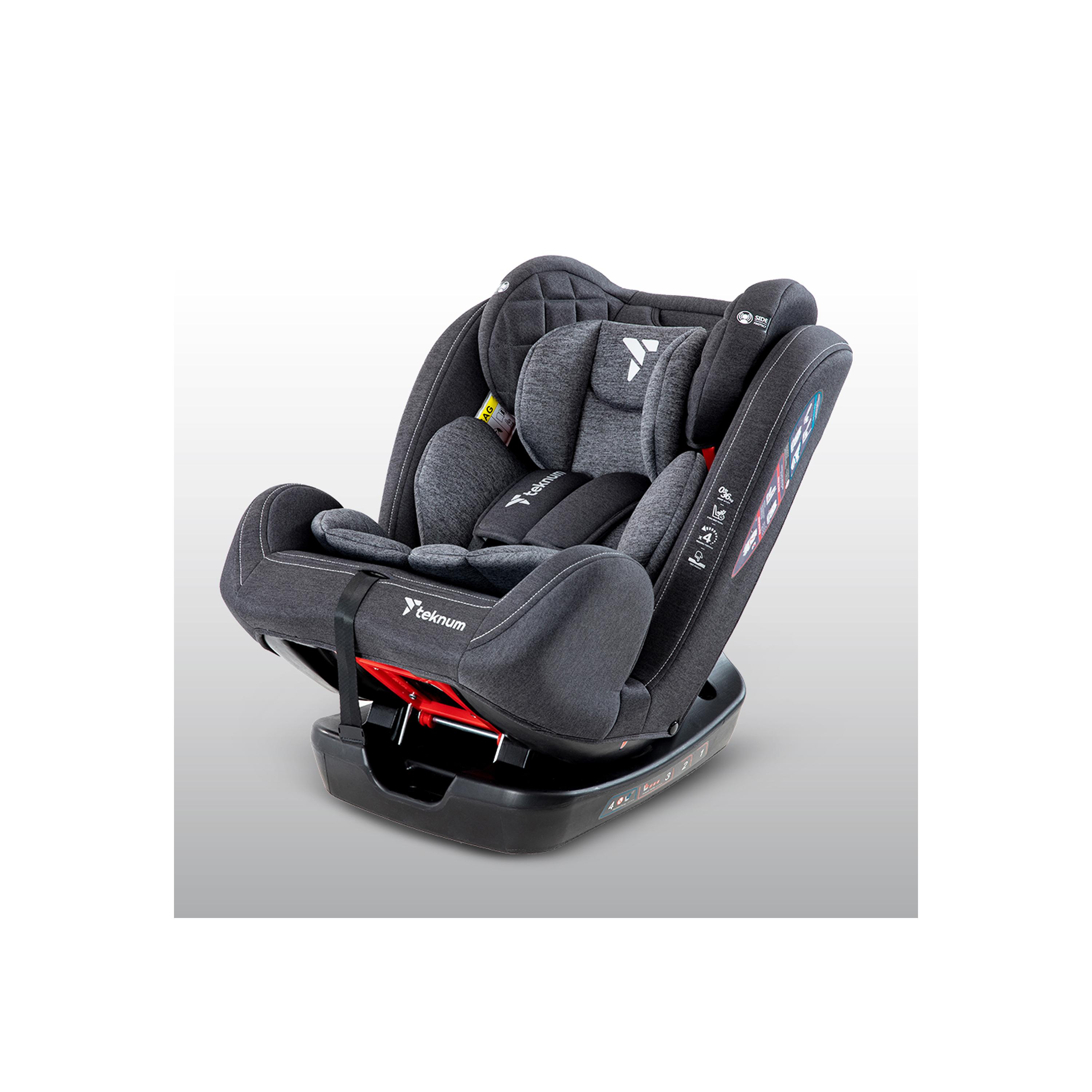 Teknum Evolve 2 Car Seat with Diaper Hand Bag - Grey-baby-gear-carseats-image-23
