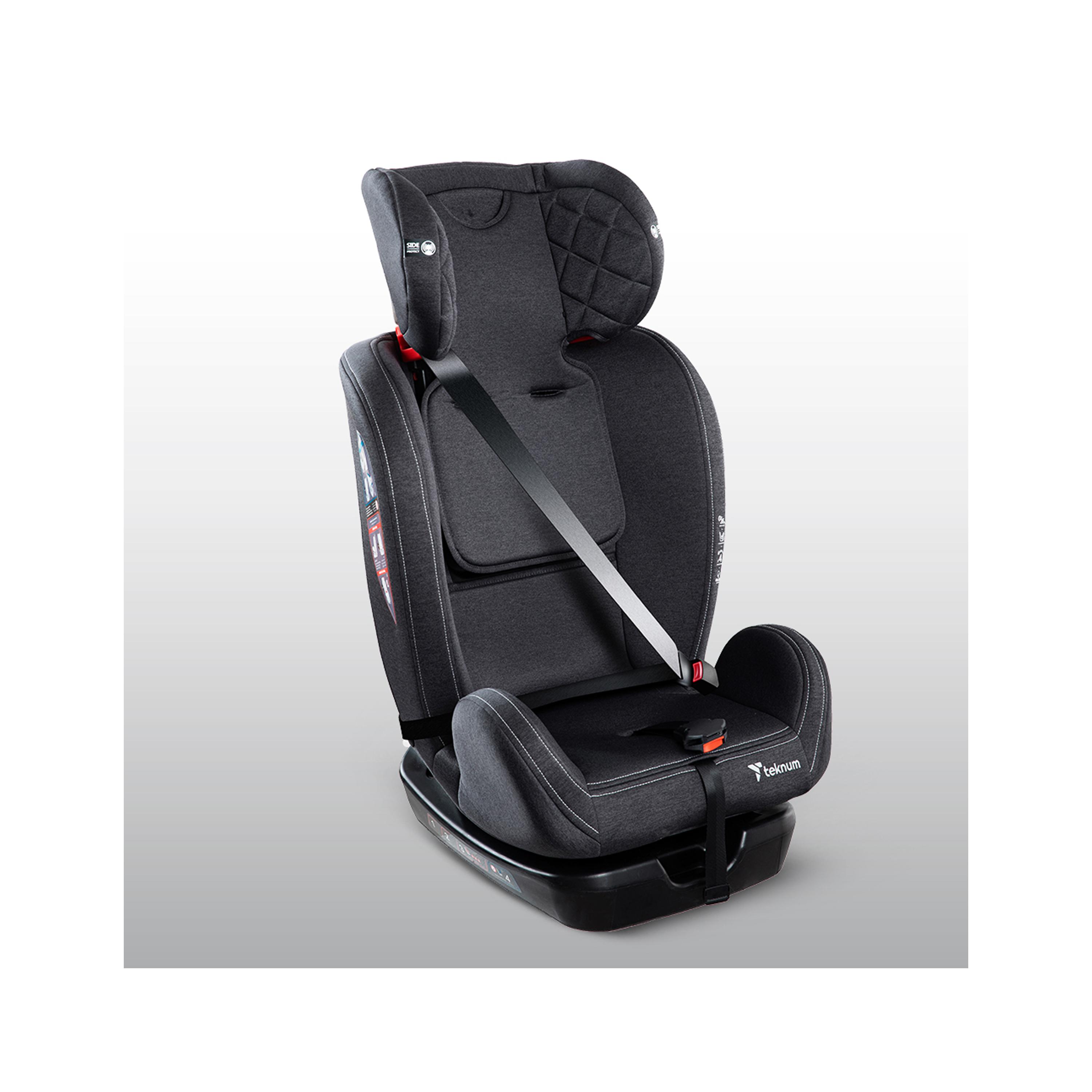 Teknum Evolve 2 Car Seat with Diaper Hand Bag - Grey-baby-gear-carseats-image-3