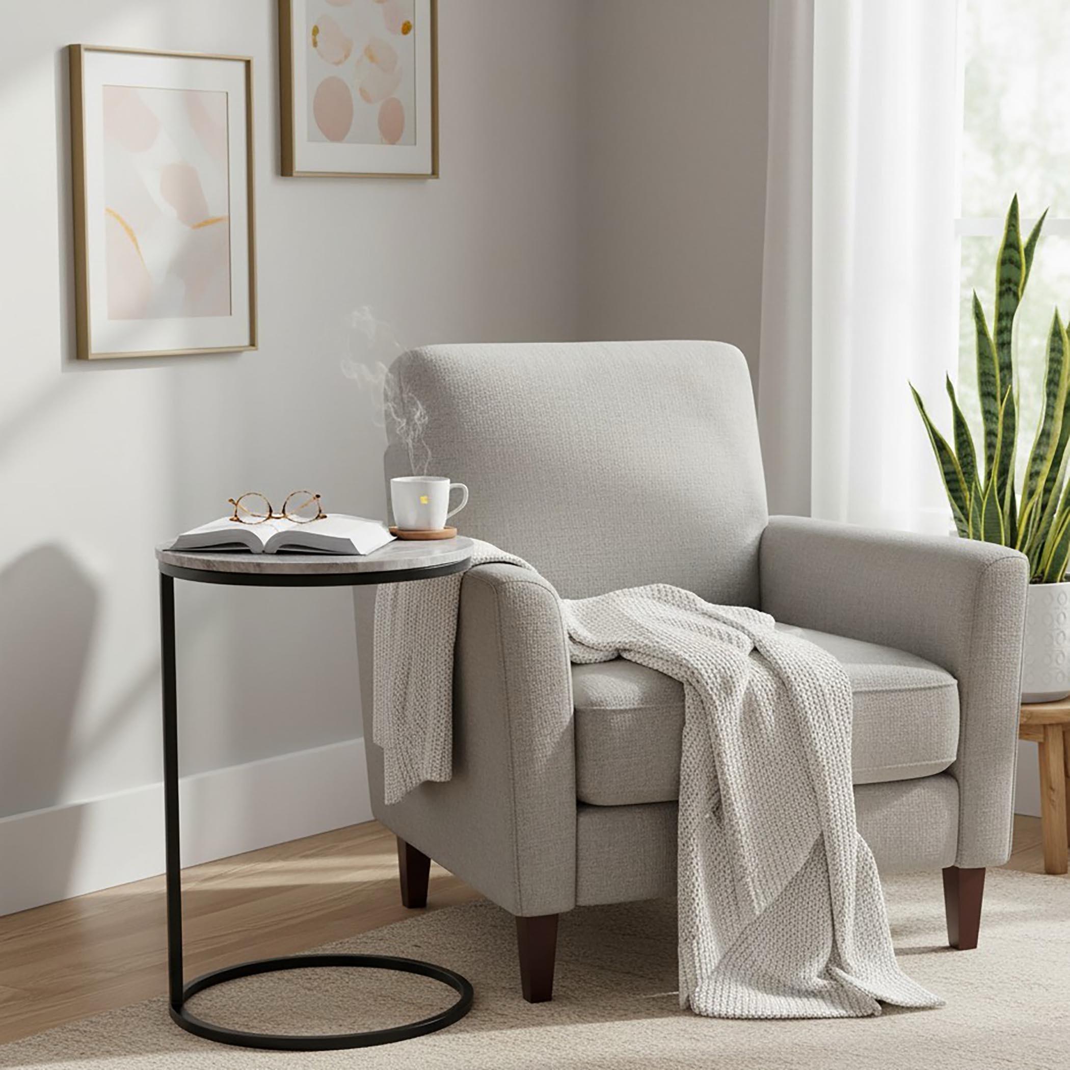 AVGT Toronto Marble Top Side Table