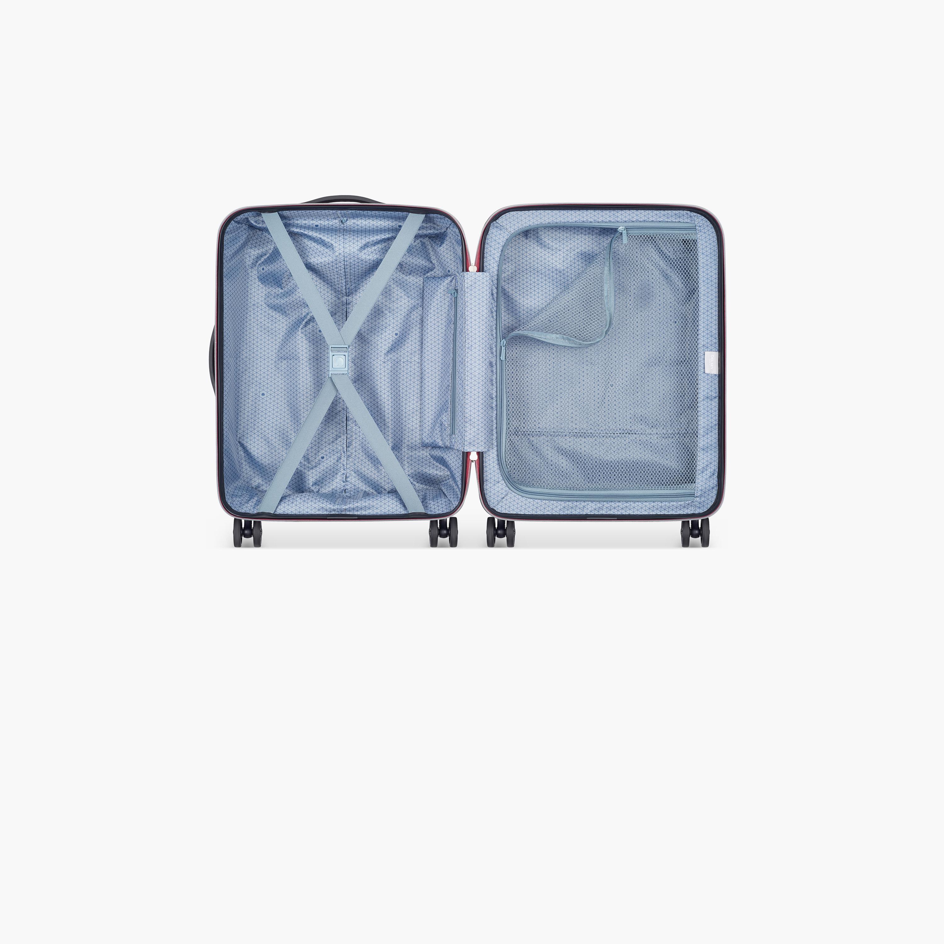 Delsey Paris Iroise Hardcase Expendable Double Wheel Trolley Luggage Bag 76 CM Red-travel-luggagesandbags-luggage-image-5