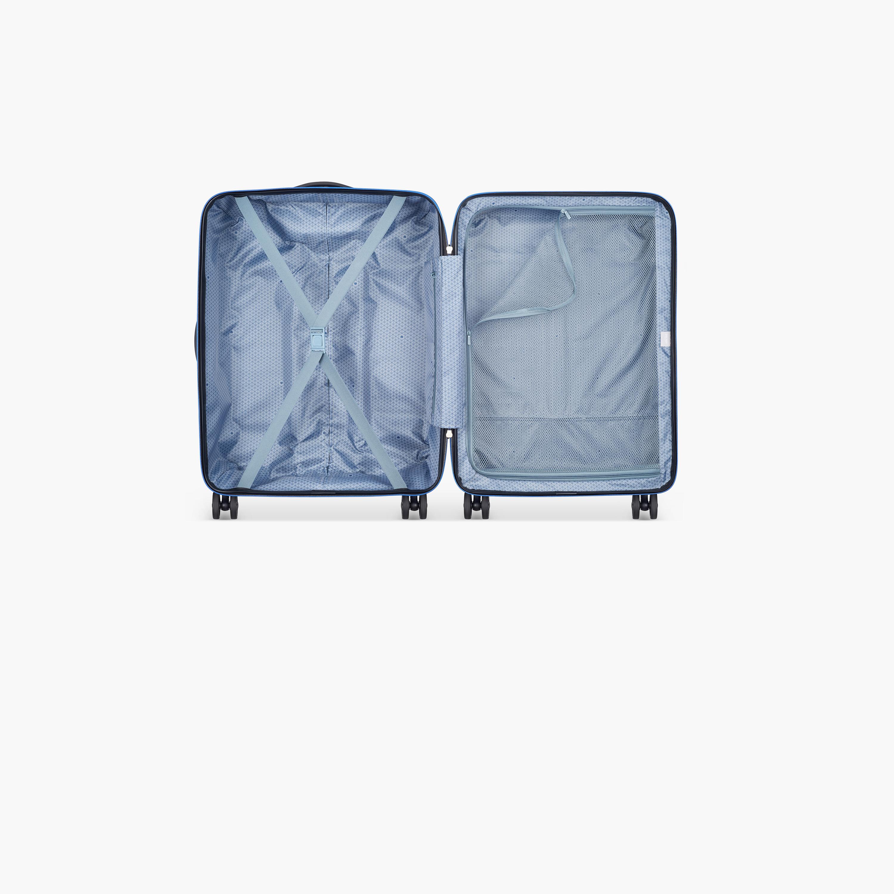 Delsey Paris Iroise Hardcase Expendable Double Wheel Trolley Luggage Bag 66 CM Black-travel-luggagesandbags-luggage-image-6