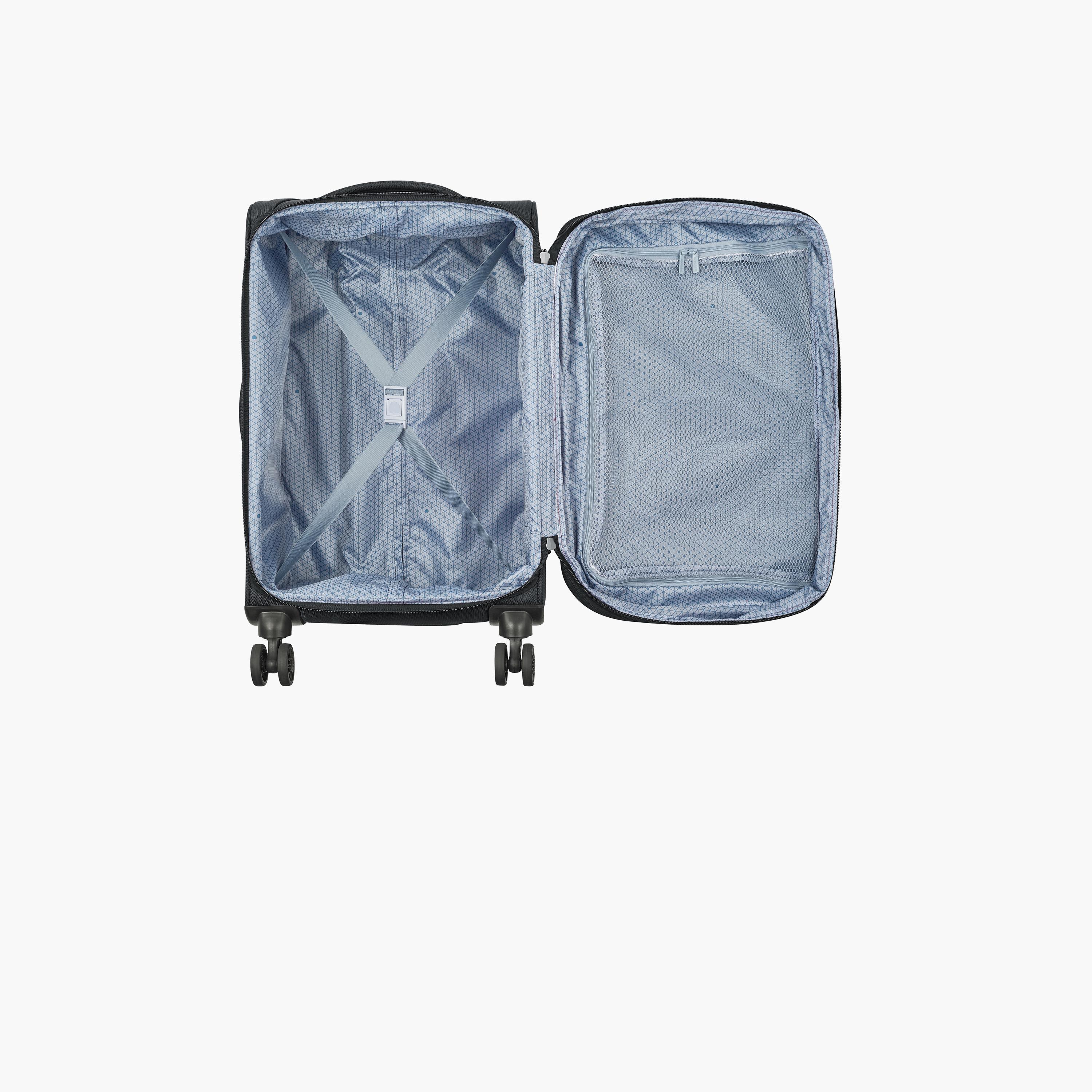 Delsey Paris maringa Double Wheel Cabin Trolley Luggage Bag 55 CM Black-travel-luggagesandbags-luggage-image-5
