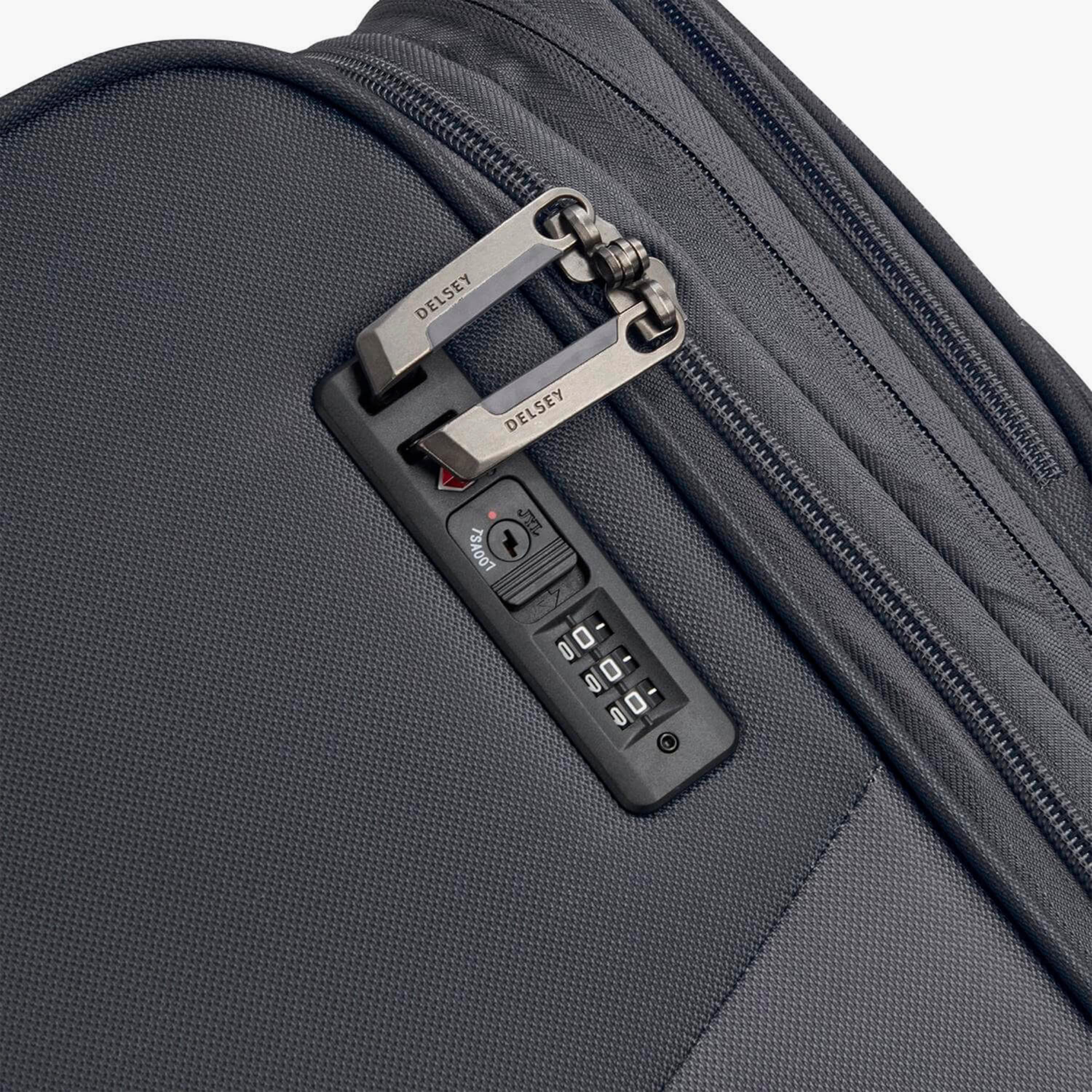 Delsey Paris maringa Double Wheel Cabin Trolley Luggage Bag 55 CM Black-travel-luggagesandbags-luggage-image-7