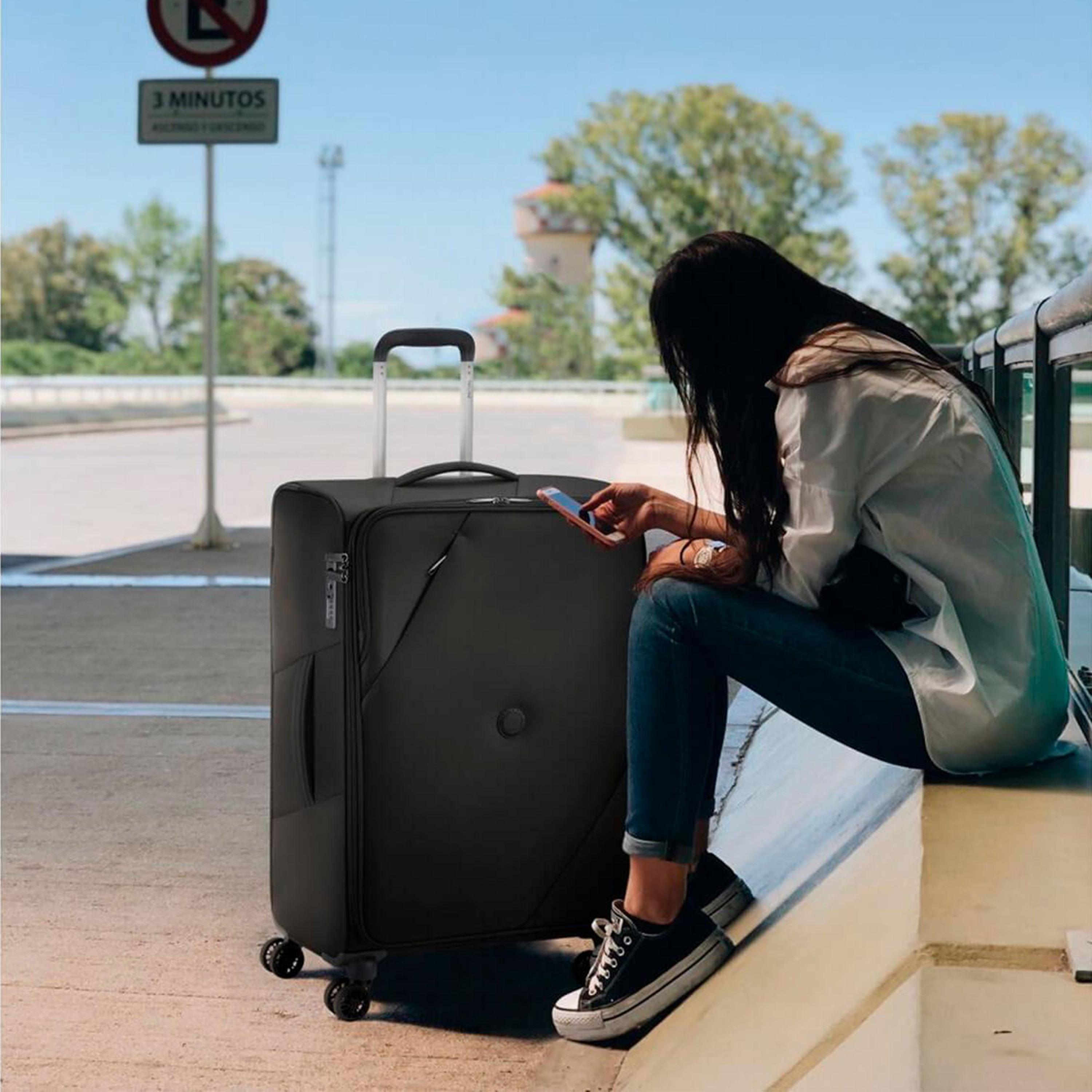 ديلسي باريس مارينجا حقيبة أمتعة عربة مزدوجة العجلات 71 سم أسود-travel-luggagesandbags-luggage-image-13