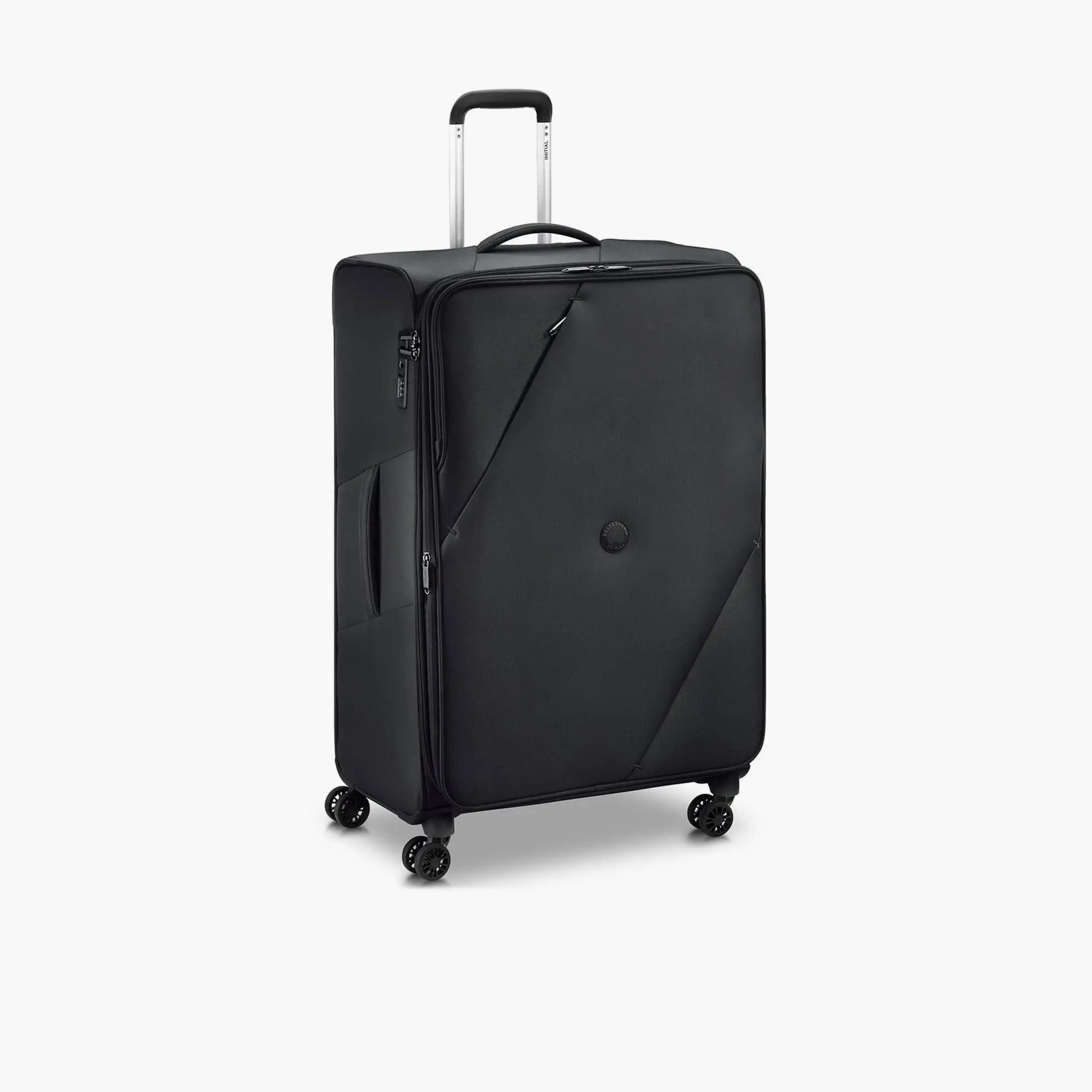 Delsey Paris Maringa Expendable Double Wheel Trolley Luggage Bag 71 CM Black-travel-luggagesandbags-luggage-image-5