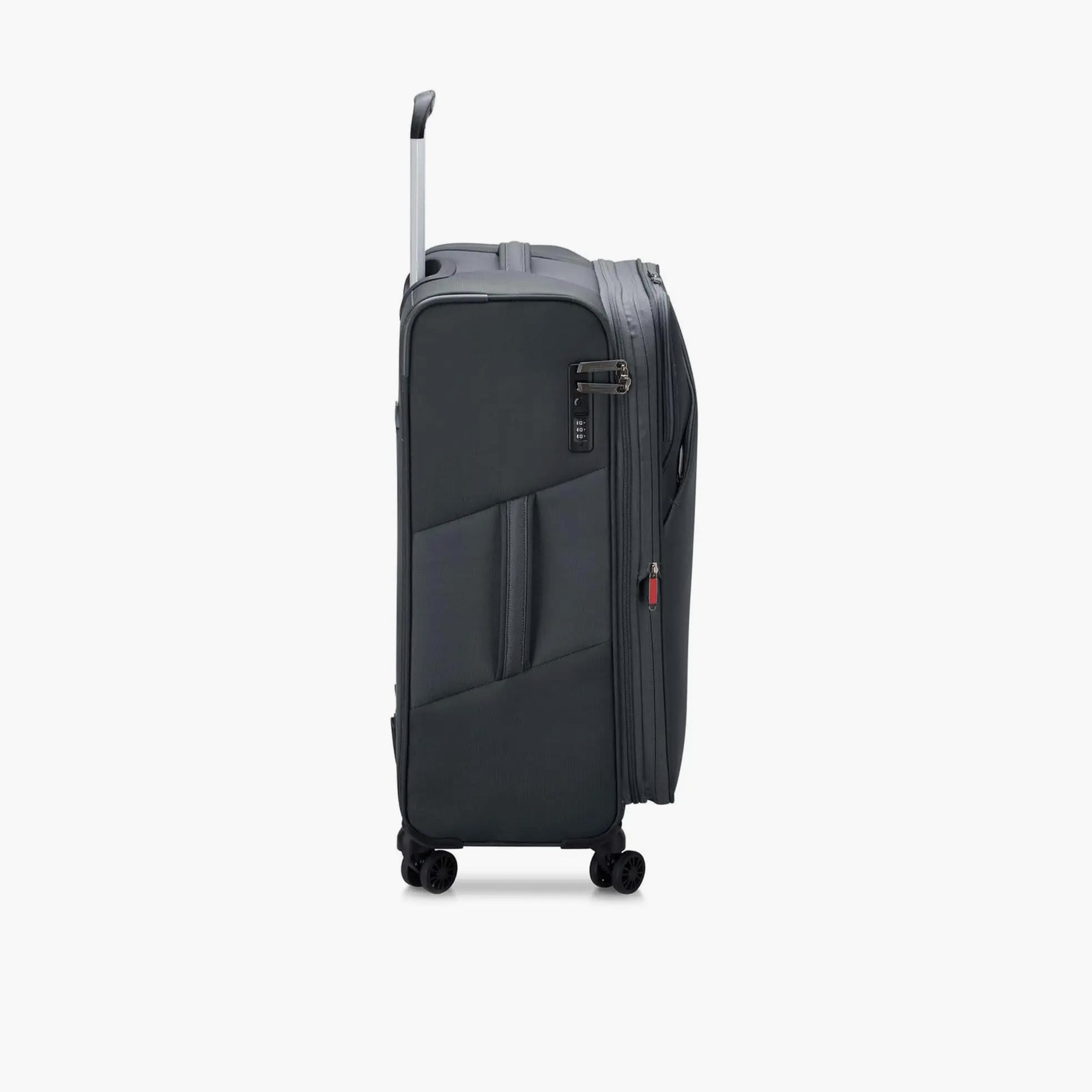 Delsey Paris Maringa Expendable Double Wheel Trolley Luggage Bag 71 CM Black-travel-luggagesandbags-luggage-image-8
