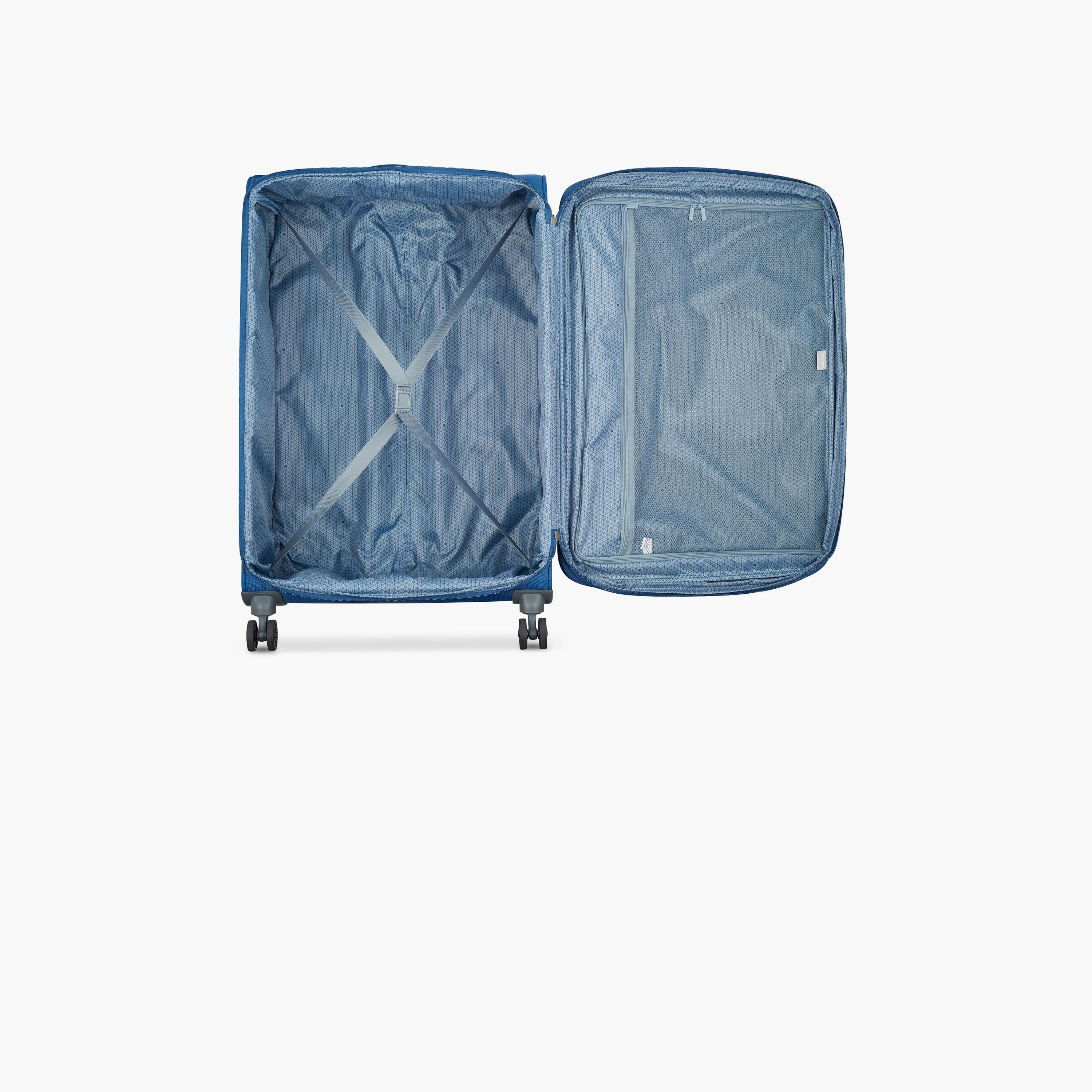 Delsey Paris Maringa Expendable Double Wheel Trolley Luggage Bag 71 CM Blue-travel-luggagesandbags-luggage-image-6