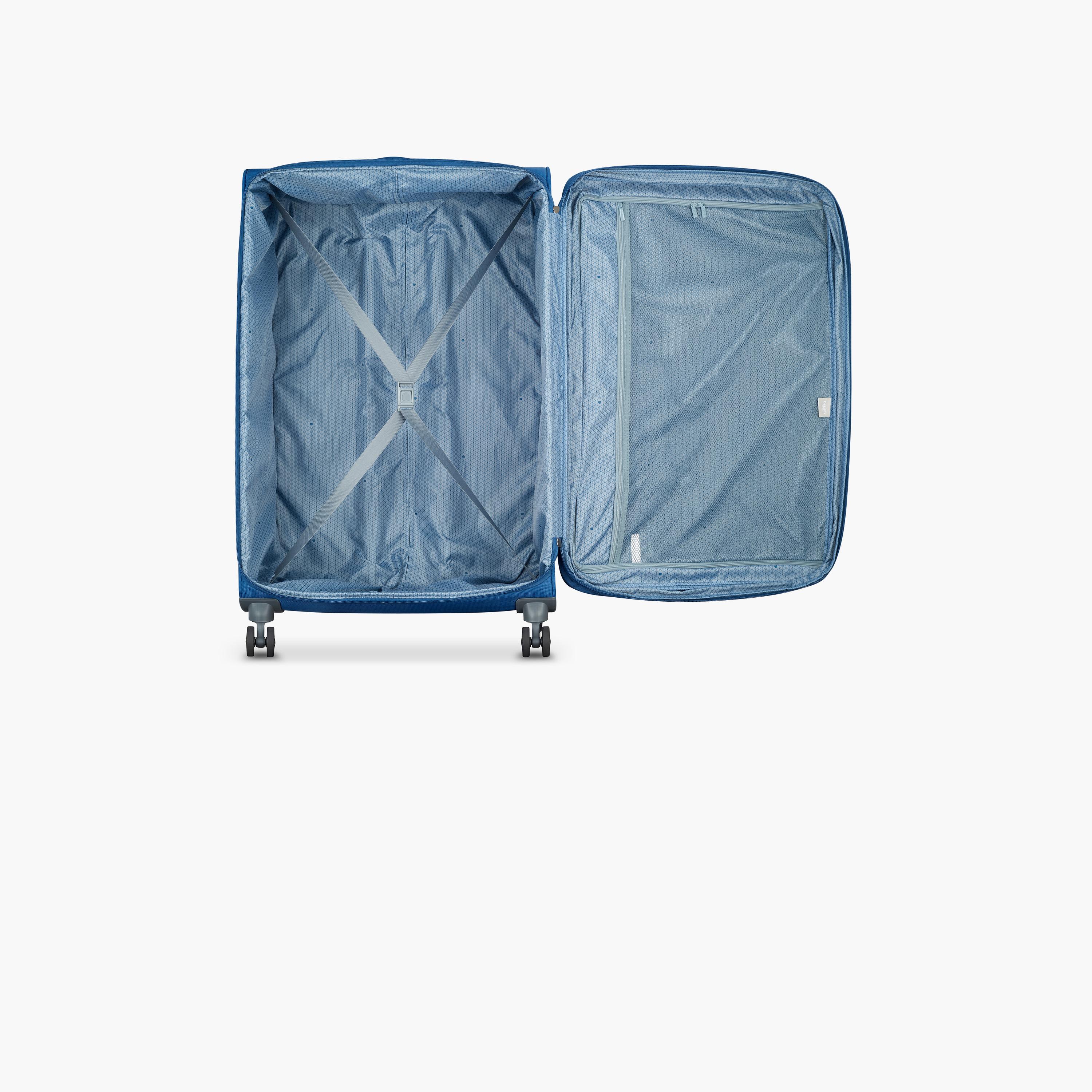 Delsey Paris Maringa Expendable Double Wheel Trolley Luggage Bag 82 CM Blue-travel-luggagesandbags-luggage-image-7