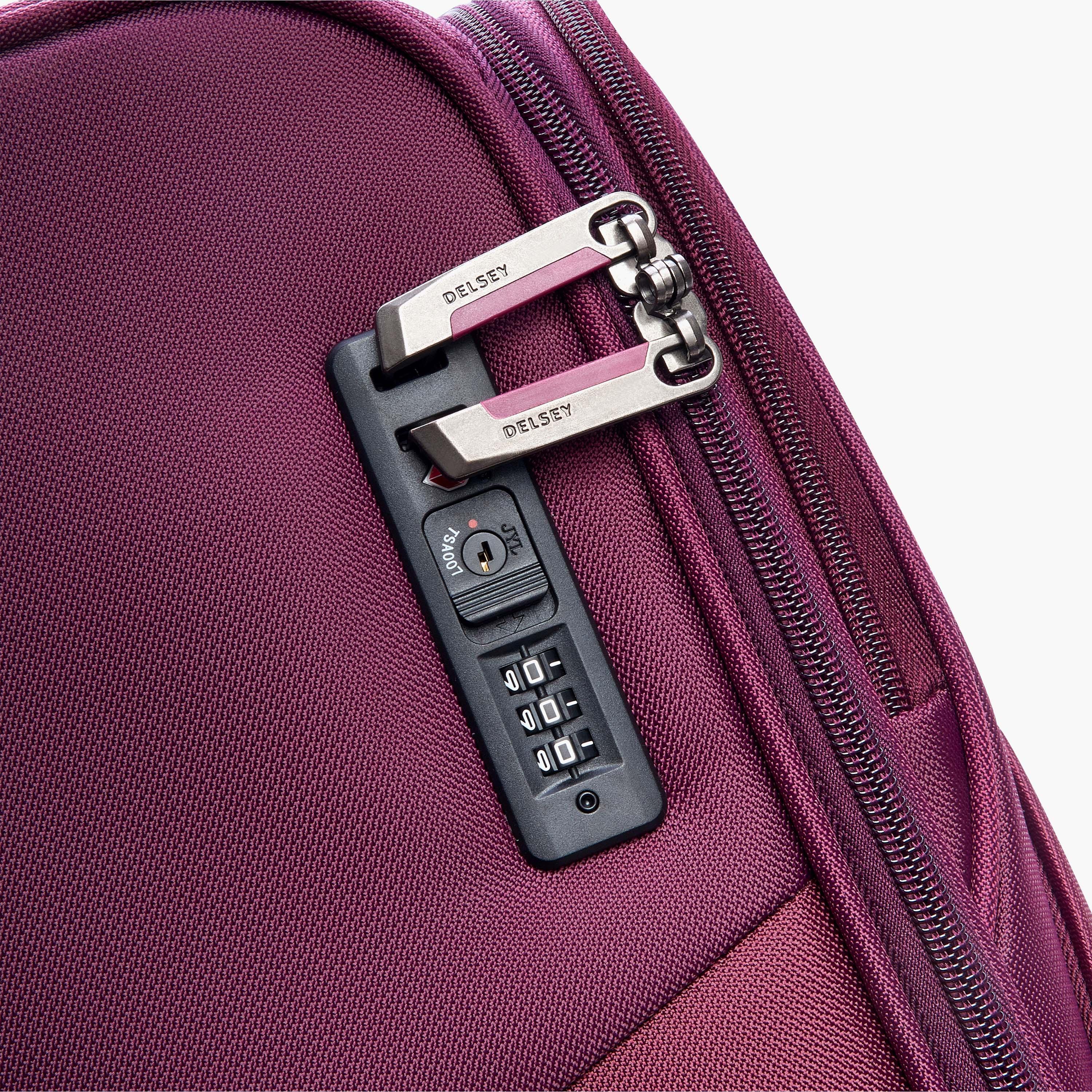 Delsey Paris Maringa Expendable Double Wheel Trolley Luggage Bag 71 CM Purple-travel-luggagesandbags-luggage-image-7