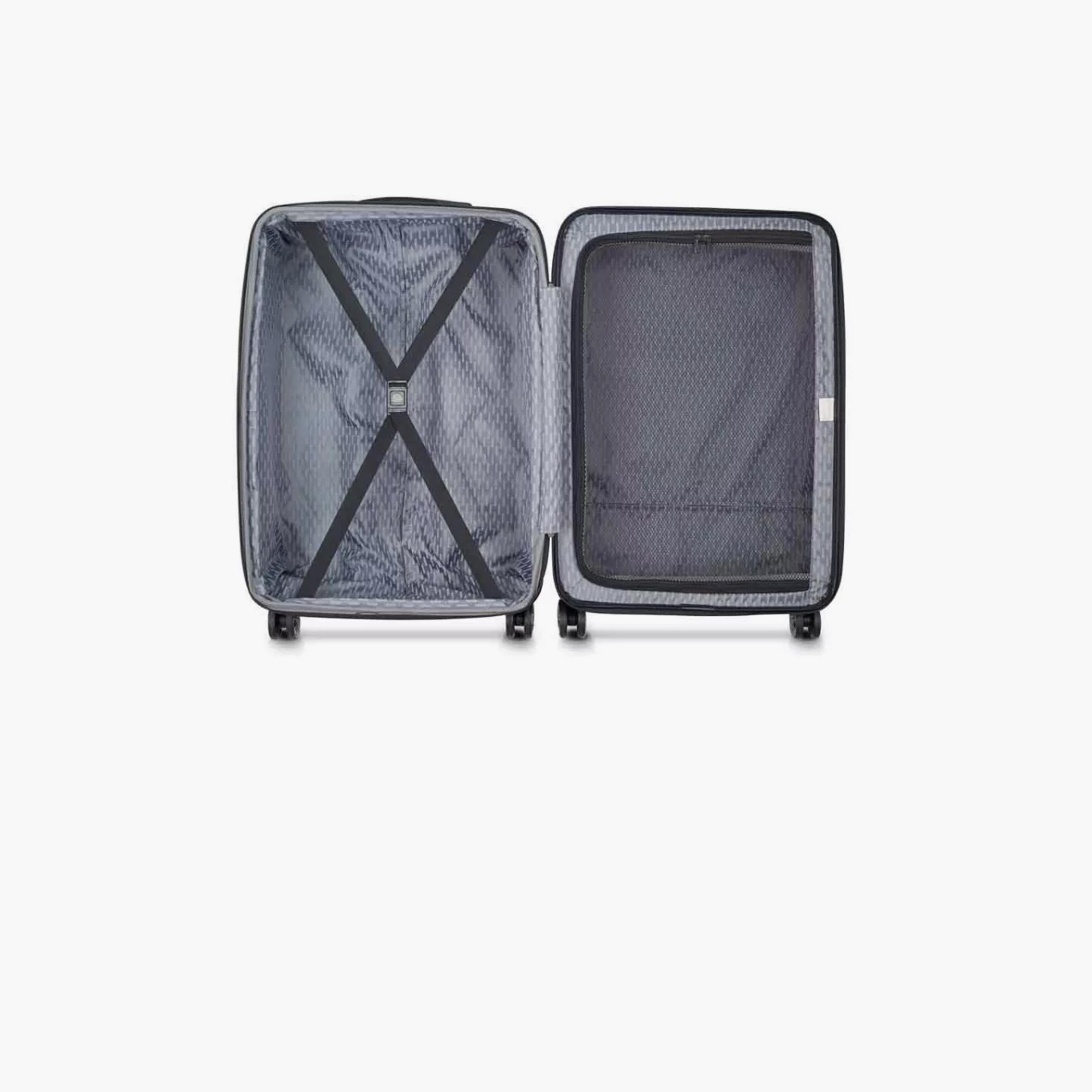 Delsey Paris Air Armour Hardcase Expendable Double Wheel Medium Trolley Suitcase 68 CM Black-travel-luggagesandbags-luggage-image-7