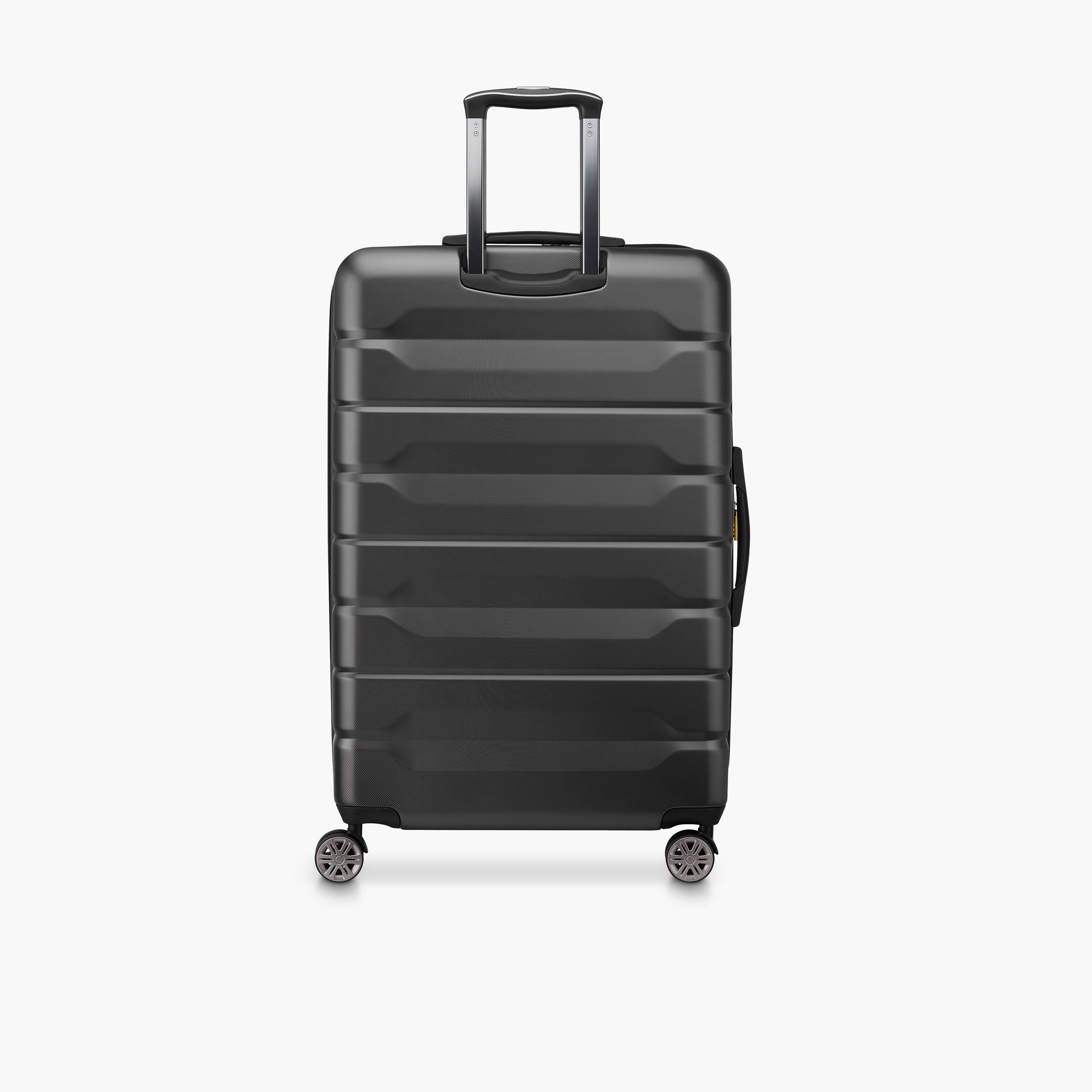 Delsey Paris Air Armour Hardcase Expendable Double Wheel Large Trolley Suitcase 78 CM Black-travel-luggagesandbags-luggage-image-6
