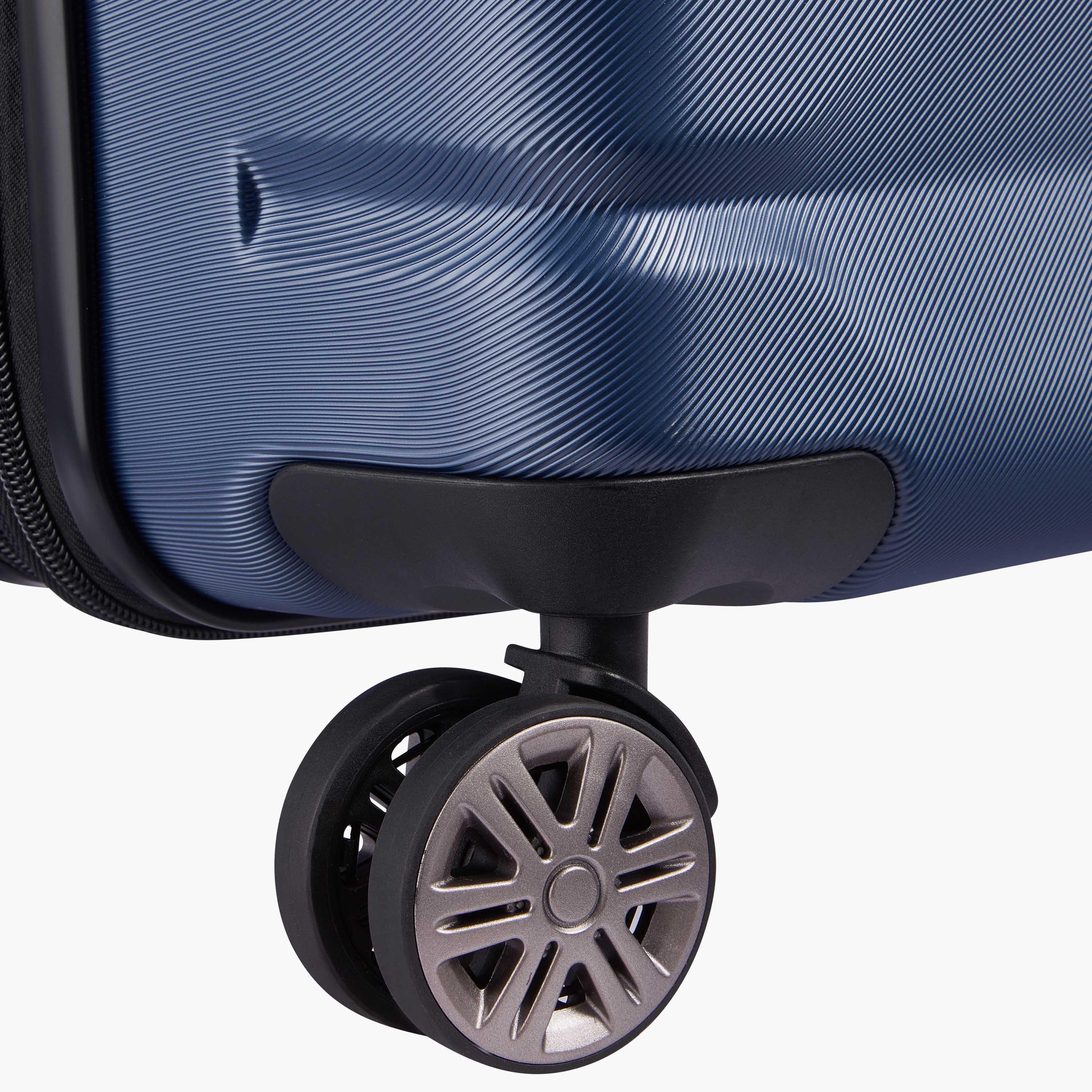 Delsey Paris Air Armour Hardcase Expendable Double Wheel Cabin Trolley Suitcase 55 CM Blue-travel-luggagesandbags-luggage-image-12