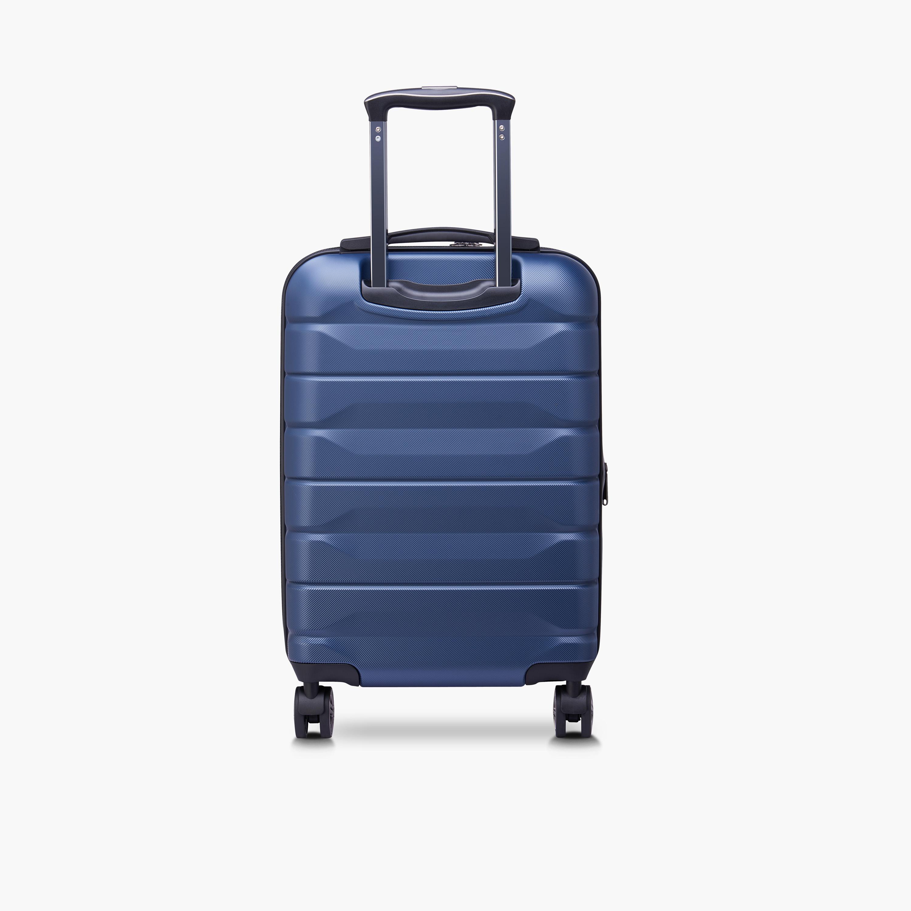 Delsey Paris Air Armour Hardcase Expendable Double Wheel Cabin Trolley Suitcase 55 CM Blue-travel-luggagesandbags-luggage-image-6