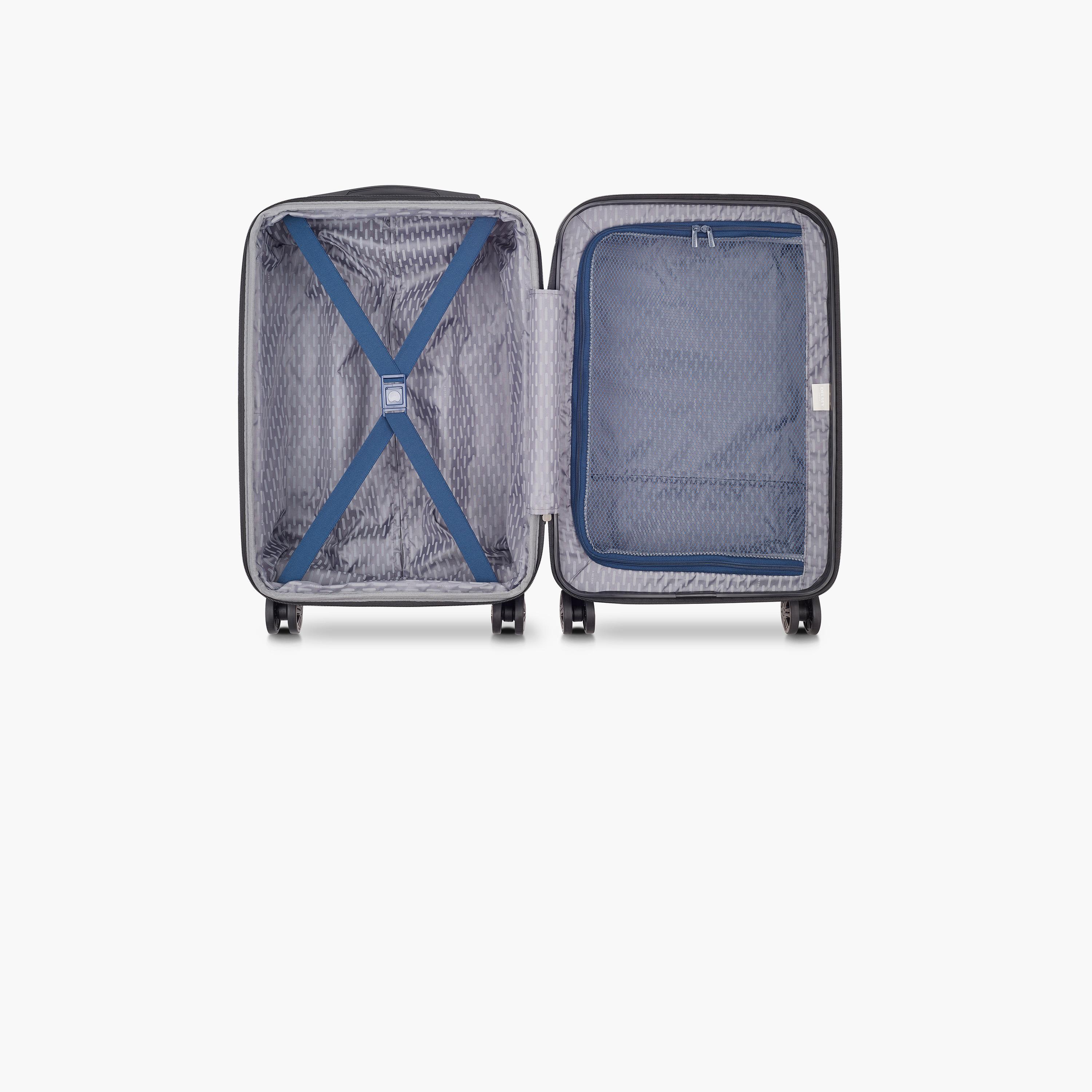 Delsey Paris Air Armour Hardcase Expendable Double Wheel Cabin Trolley Suitcase 55 CM Blue-travel-luggagesandbags-luggage-image-7