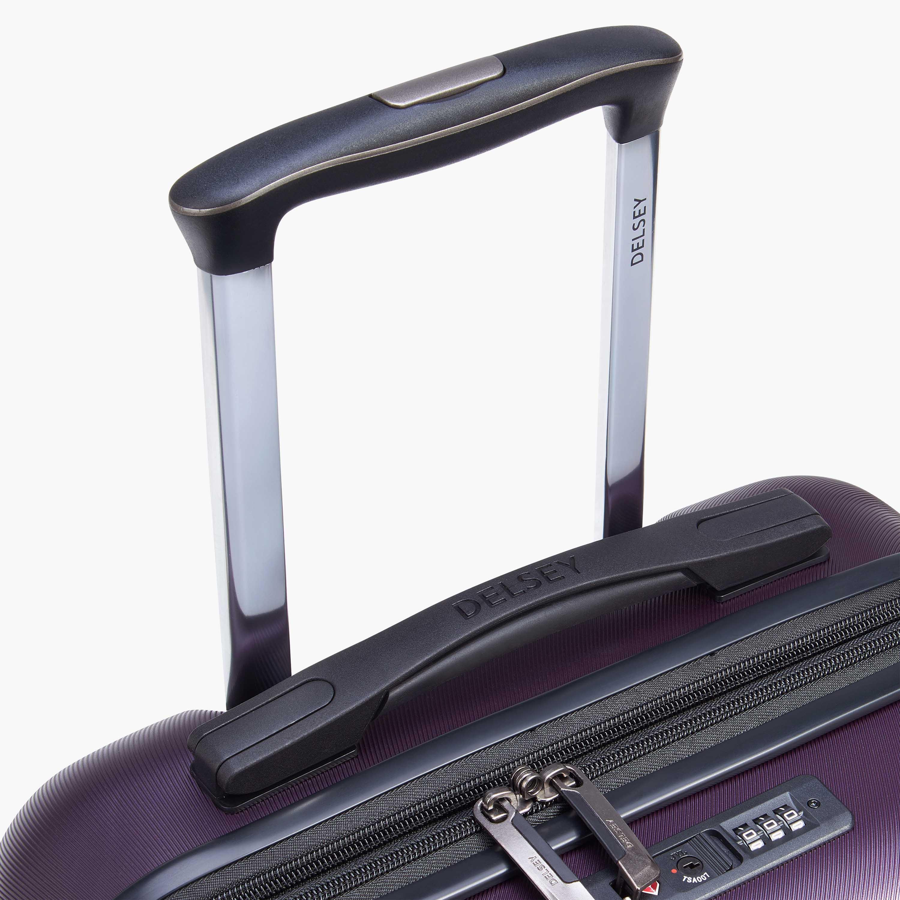 Delsey Paris Air Armour Hardcase Expendable Double Wheel Cabin Trolley Suitcase 55 CM purple-travel-luggagesandbags-luggage-image-10