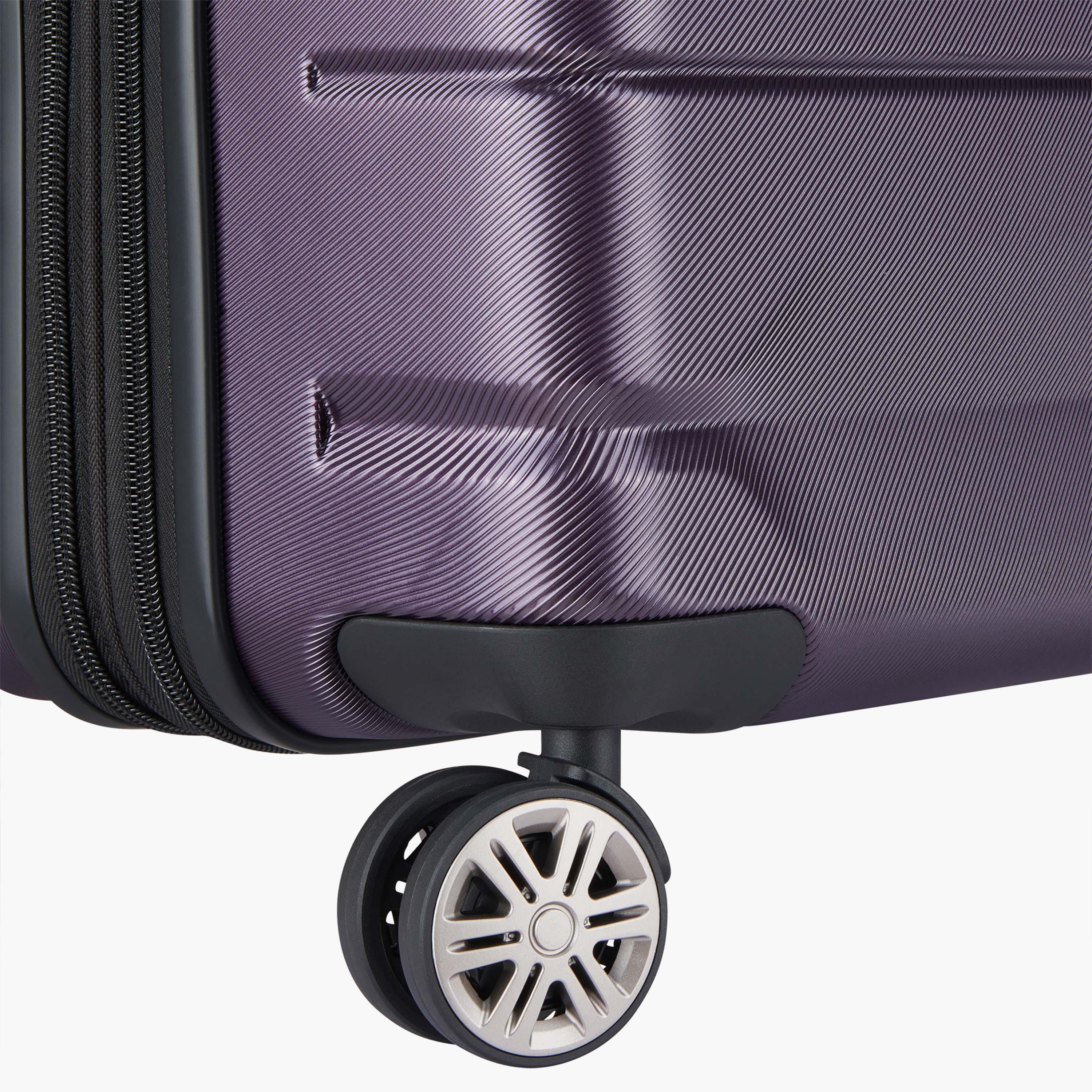 Delsey Paris Air Armour Hardcase Expendable Double Wheel Cabin Trolley Suitcase 55 CM purple-travel-luggagesandbags-luggage-image-11