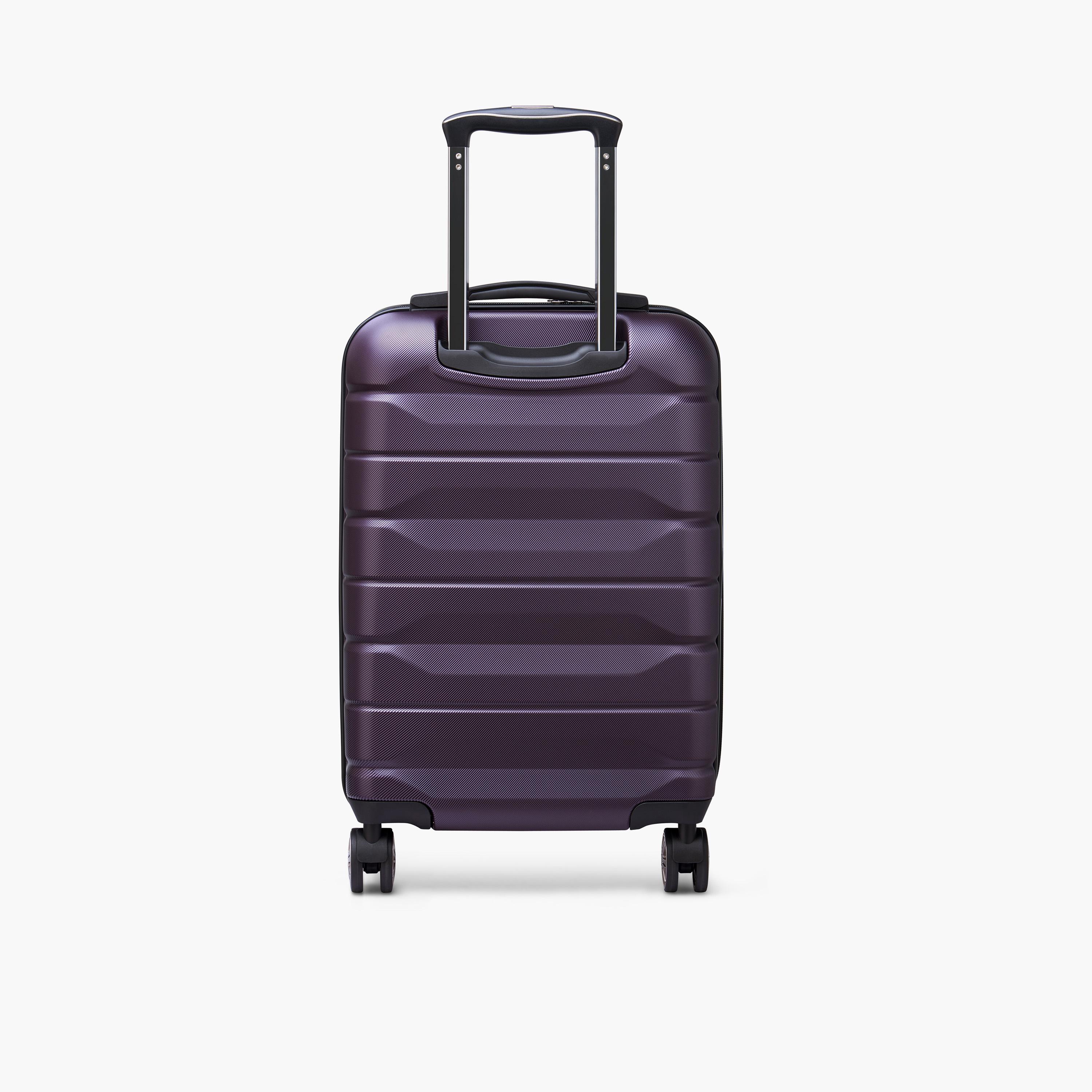 Delsey Paris Air Armour Hardcase Expendable Double Wheel Cabin Trolley Suitcase 55 CM purple-travel-luggagesandbags-luggage-image-7