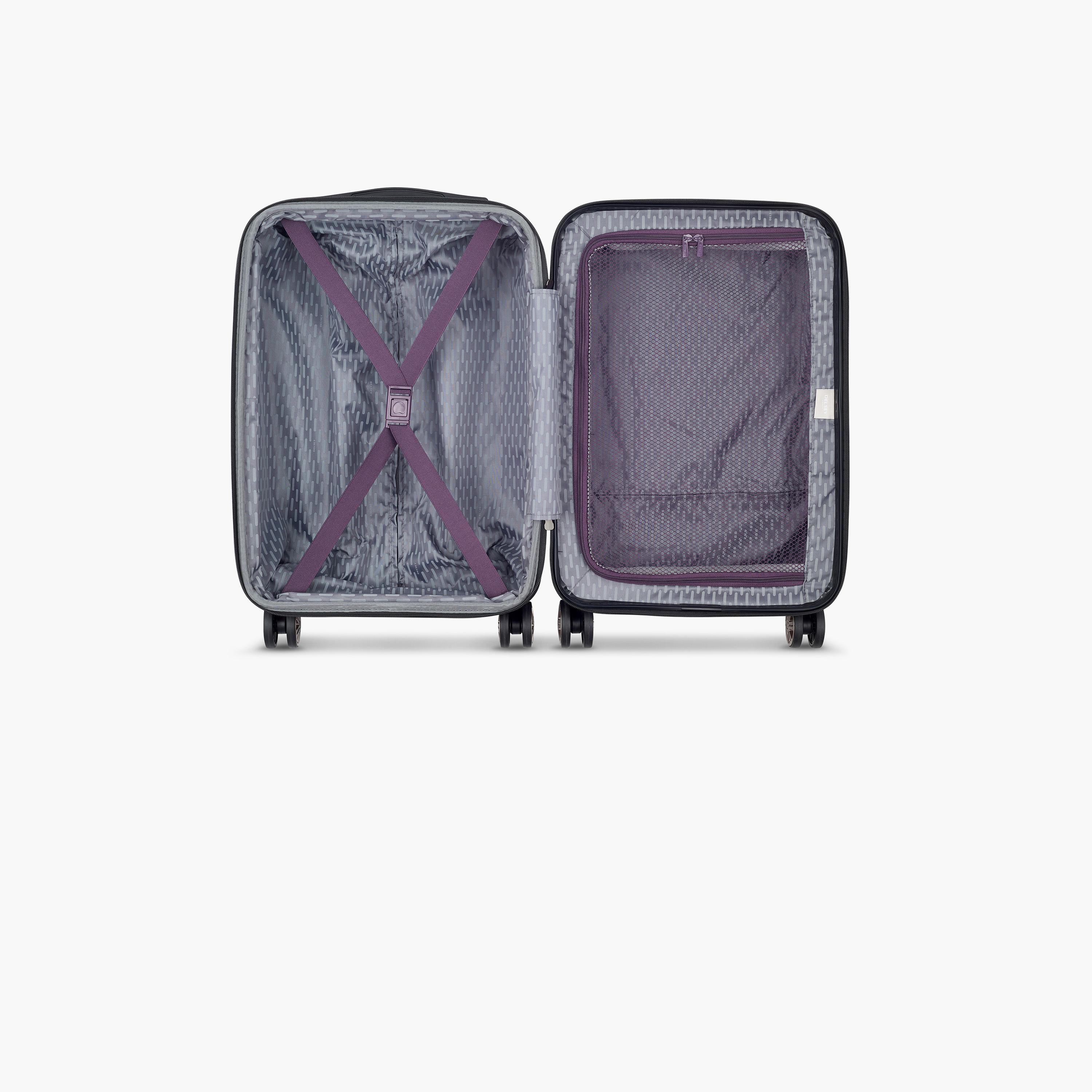 Delsey Paris Air Armour Hardcase Expendable Double Wheel Cabin Trolley Suitcase 55 CM purple-travel-luggagesandbags-luggage-image-8