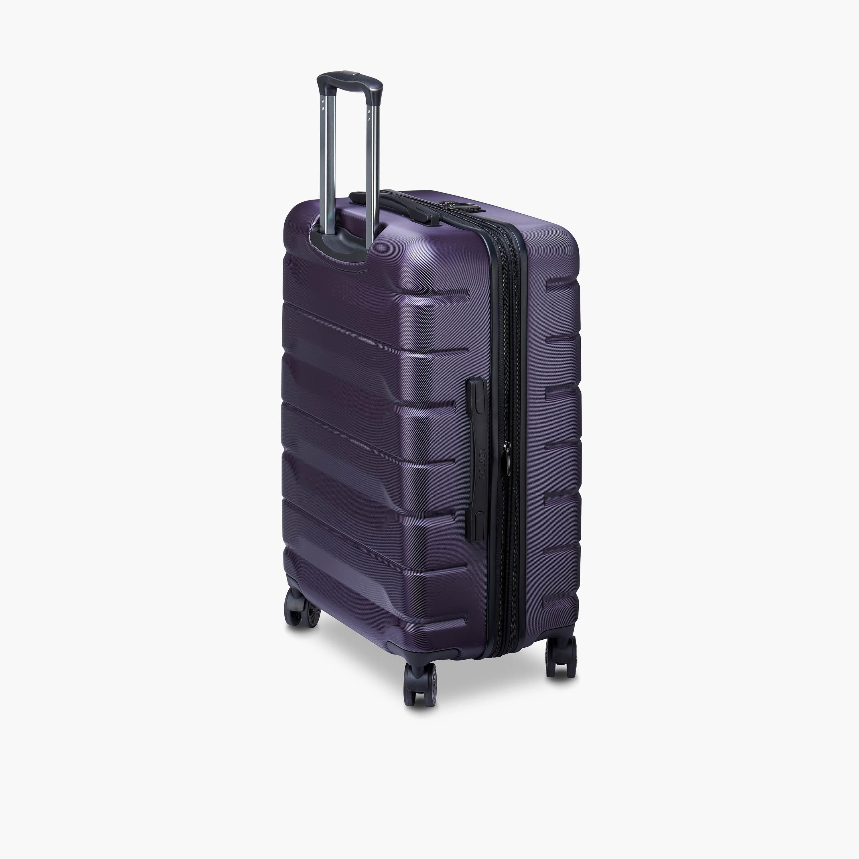 Delsey Paris Air Armour Hardcase Expendable Double Wheel Medium Trolley Suitcase 68 CM purple-travel-luggagesandbags-luggage-image-7