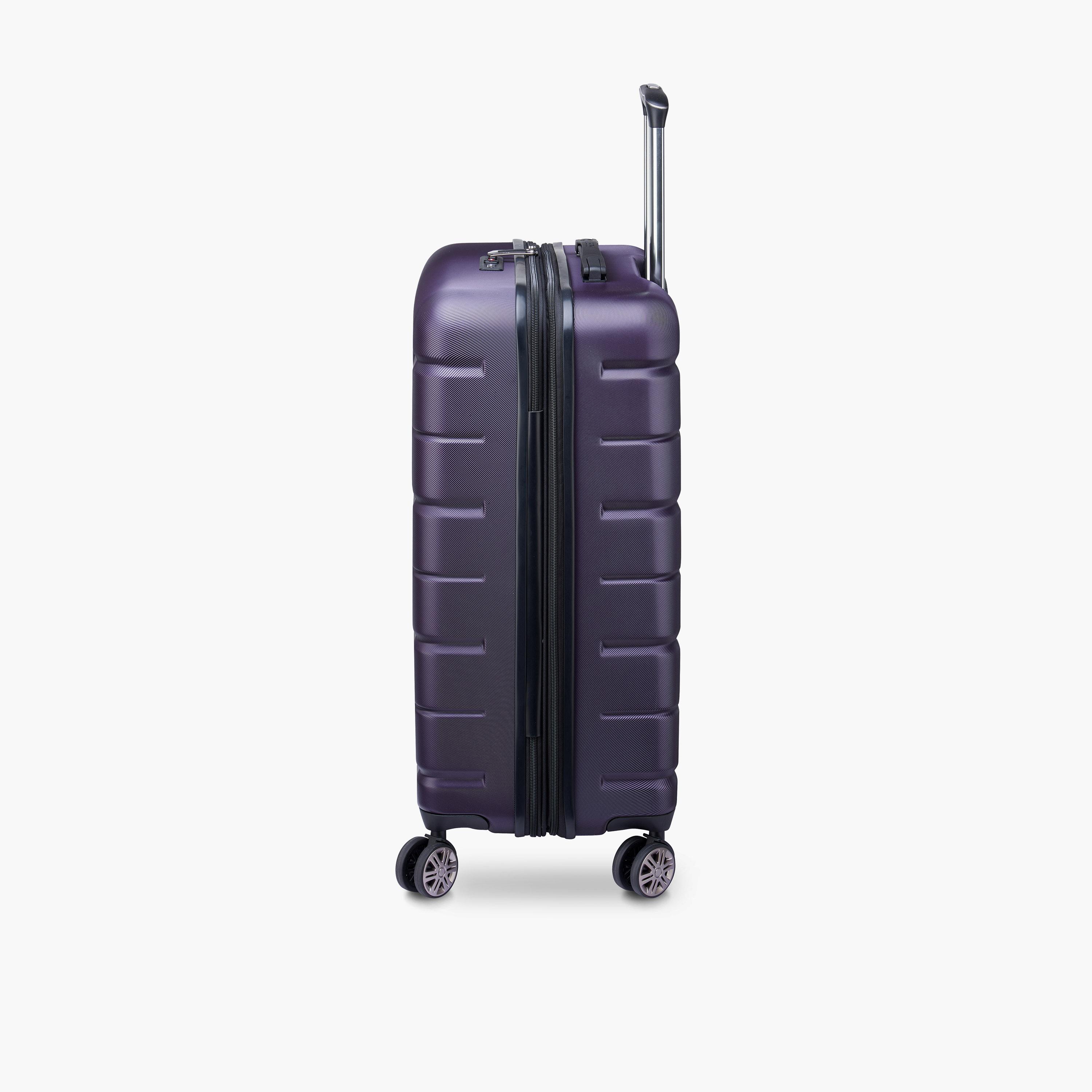 Delsey Paris Air Armour Hardcase Expendable Double Wheel Medium Trolley Suitcase 68 CM purple-travel-luggagesandbags-luggage-image-8