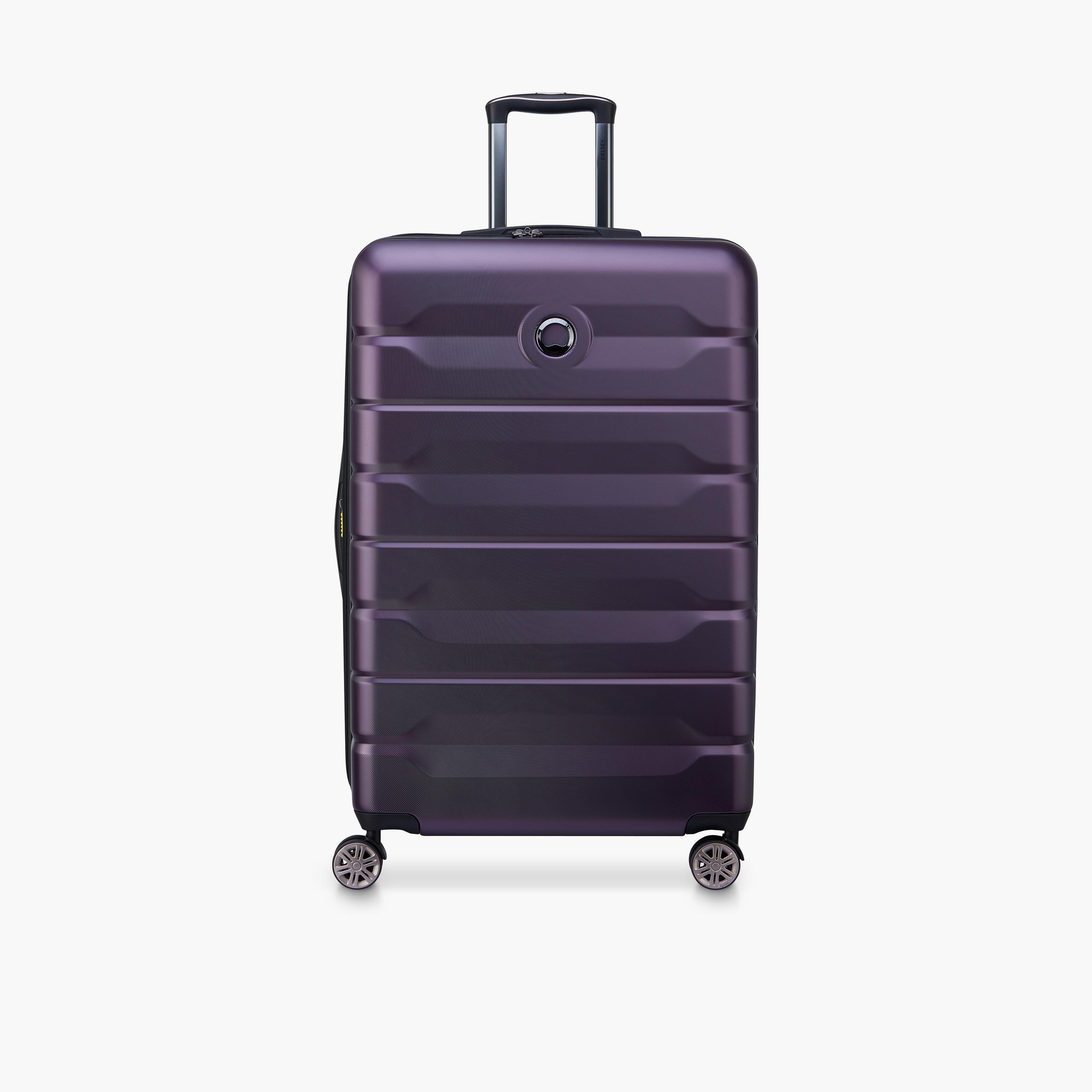 Delsey Paris Air Armour Hardcase Expendable Double Wheel Large Trolley Suitcase 78 CM purple-travel-luggagesandbags-luggage-image-1