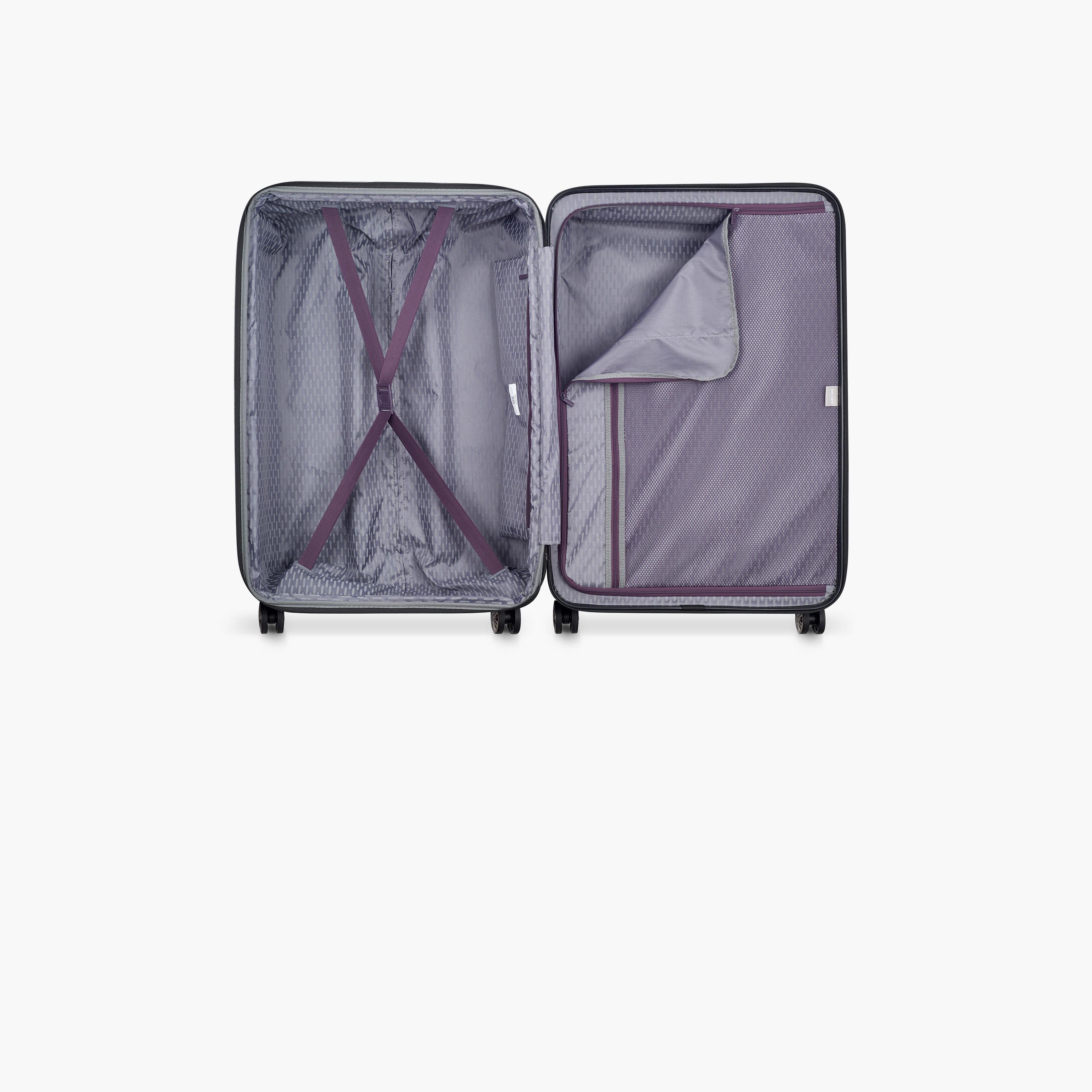 Delsey Paris Air Armour Hardcase Expendable Double Wheel Large Trolley Suitcase 78 CM purple-travel-luggagesandbags-luggage-image-7