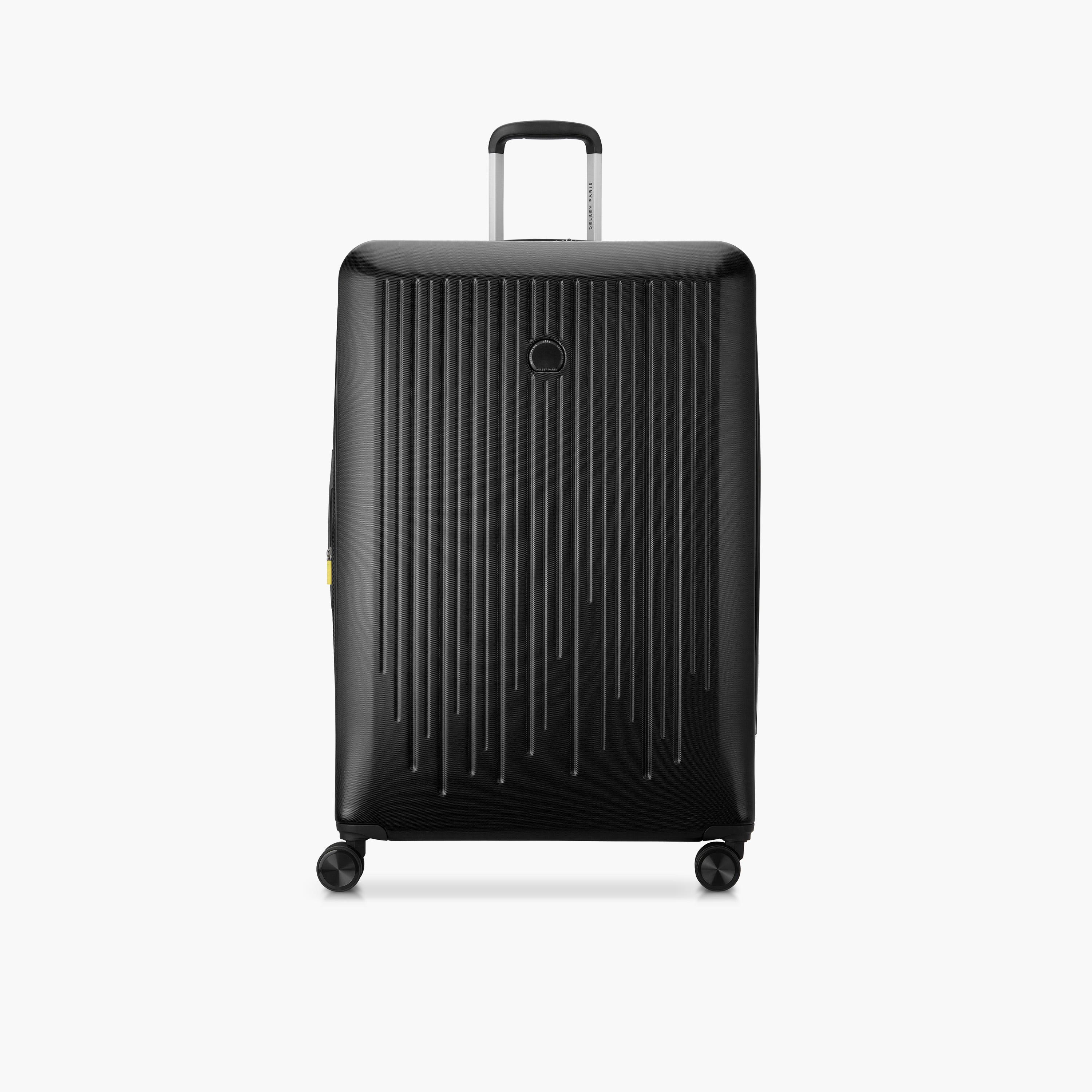 Delsey Paris Christine Hardside Expendable Double Wheel Luggage Trolley Suitcase 82 CM Black-travel-luggagesandbags-luggage-image-1