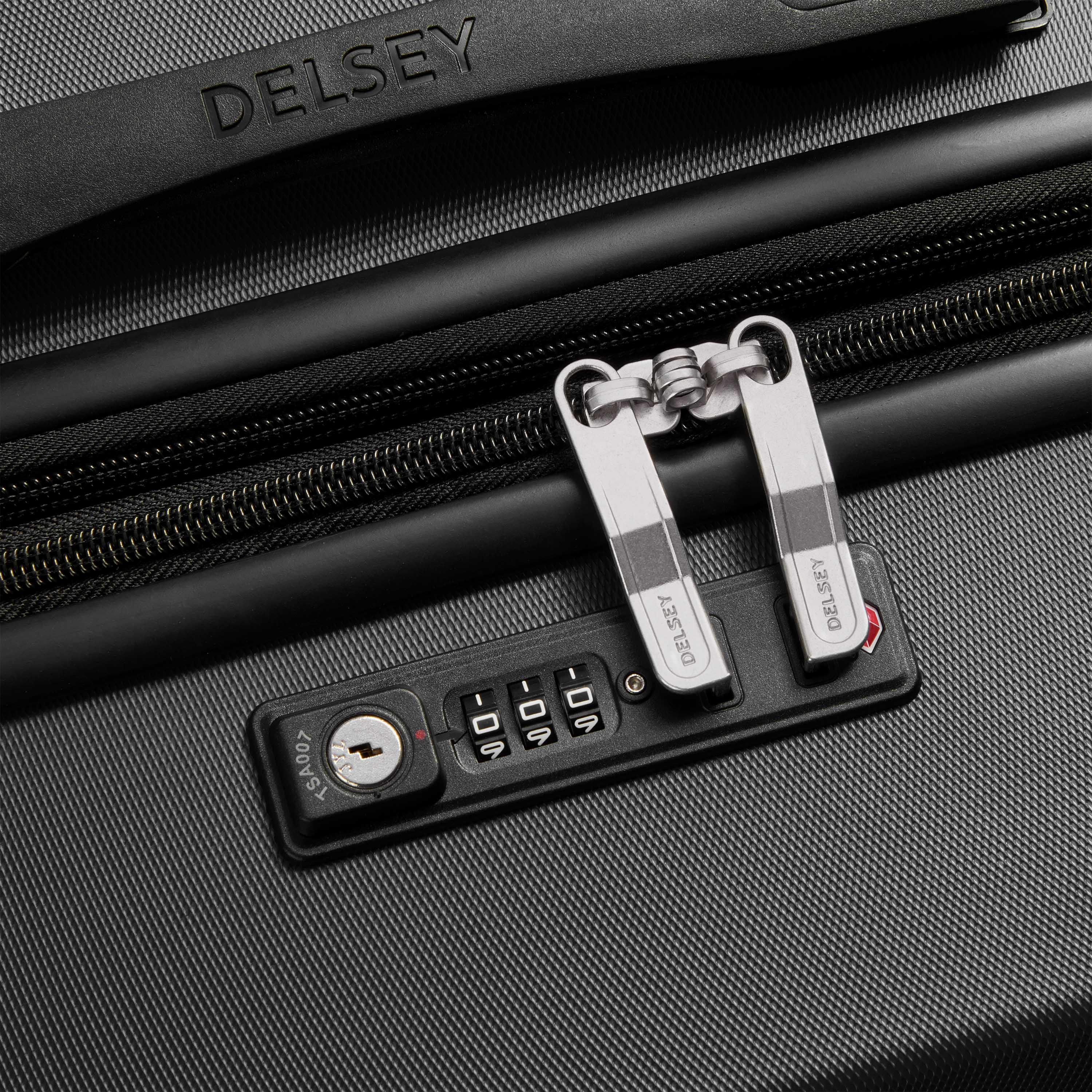 Delsey Paris Christine Hardside Expendable Double Wheel Luggage Trolley Suitcase 82 CM Black-travel-luggagesandbags-luggage-image-10