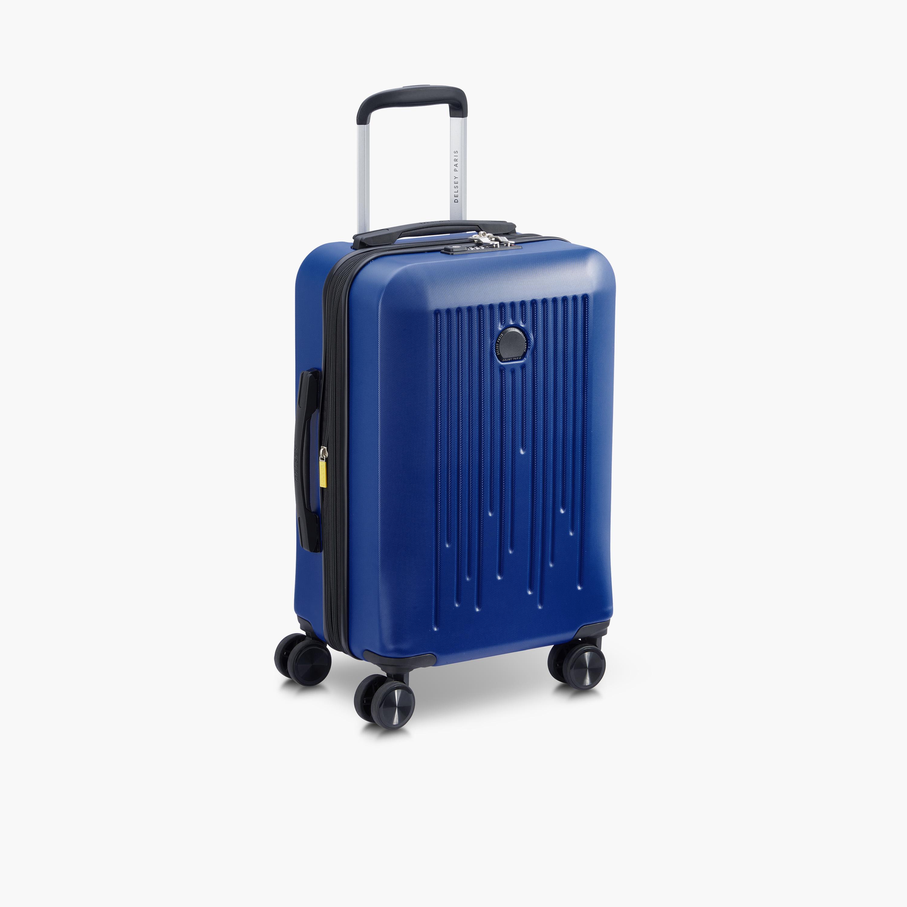 Delsey Paris Christine Hardside Expendable Double Wheel Luggage Trolley Suitcase 55 CM Blue-travel-luggagesandbags-luggage-image-5