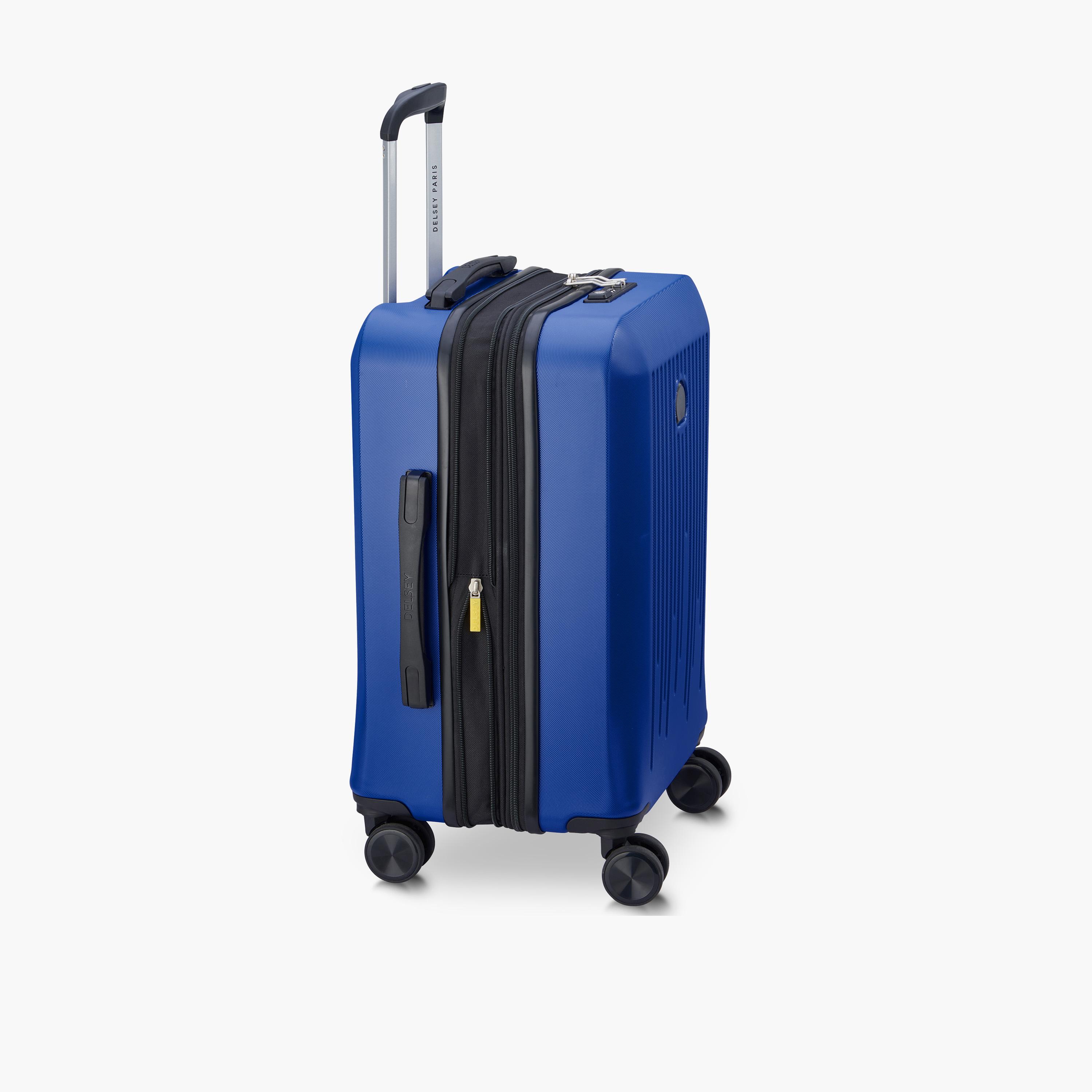 Delsey Paris Christine Hardside Expendable Double Wheel Luggage Trolley Suitcase 55 CM Blue-travel-luggagesandbags-luggage-image-6