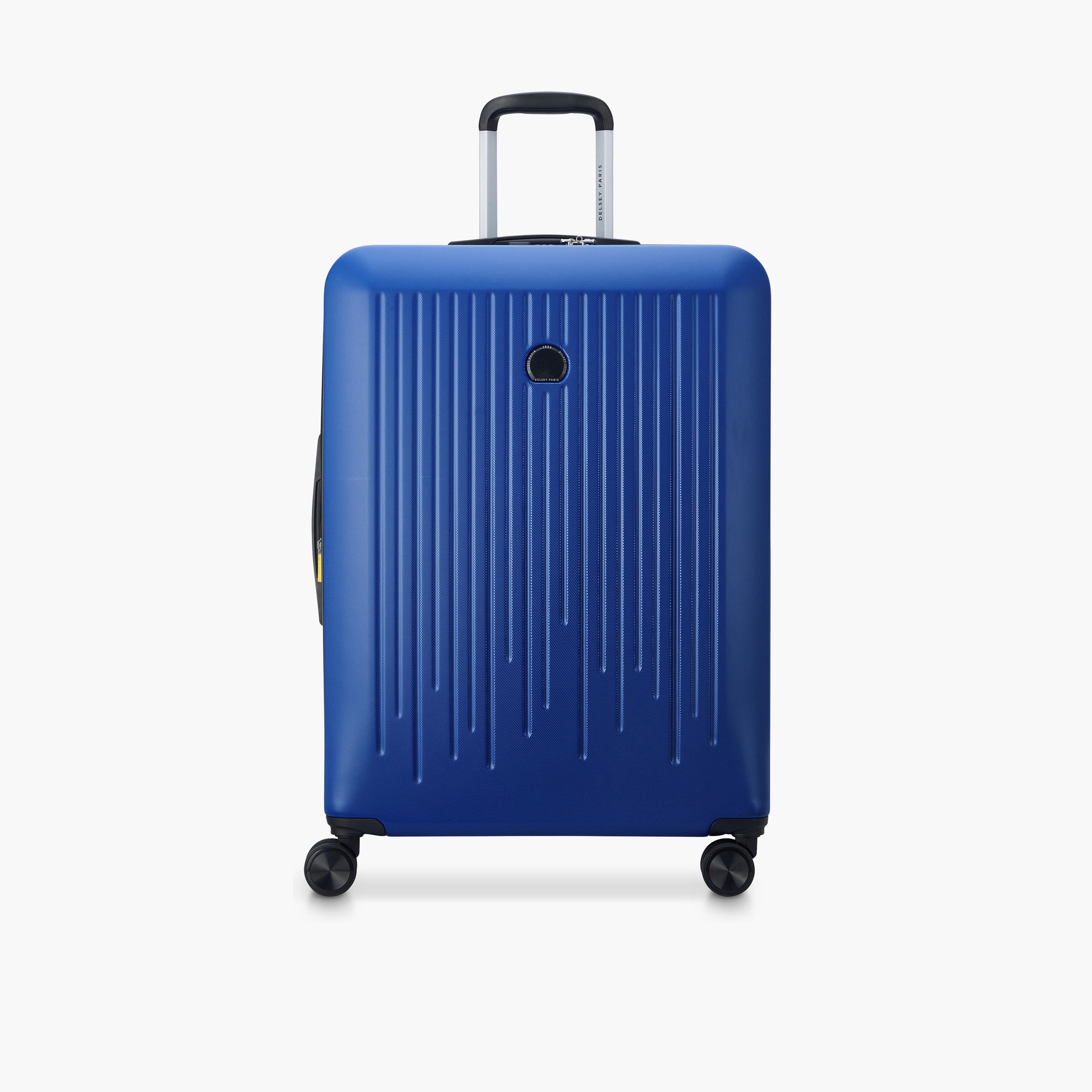 Delsey Paris Christine Hardside Expendable Double Wheel Luggage Trolley Suitcase 70 CM Blue-travel-luggagesandbags-luggage-image-1