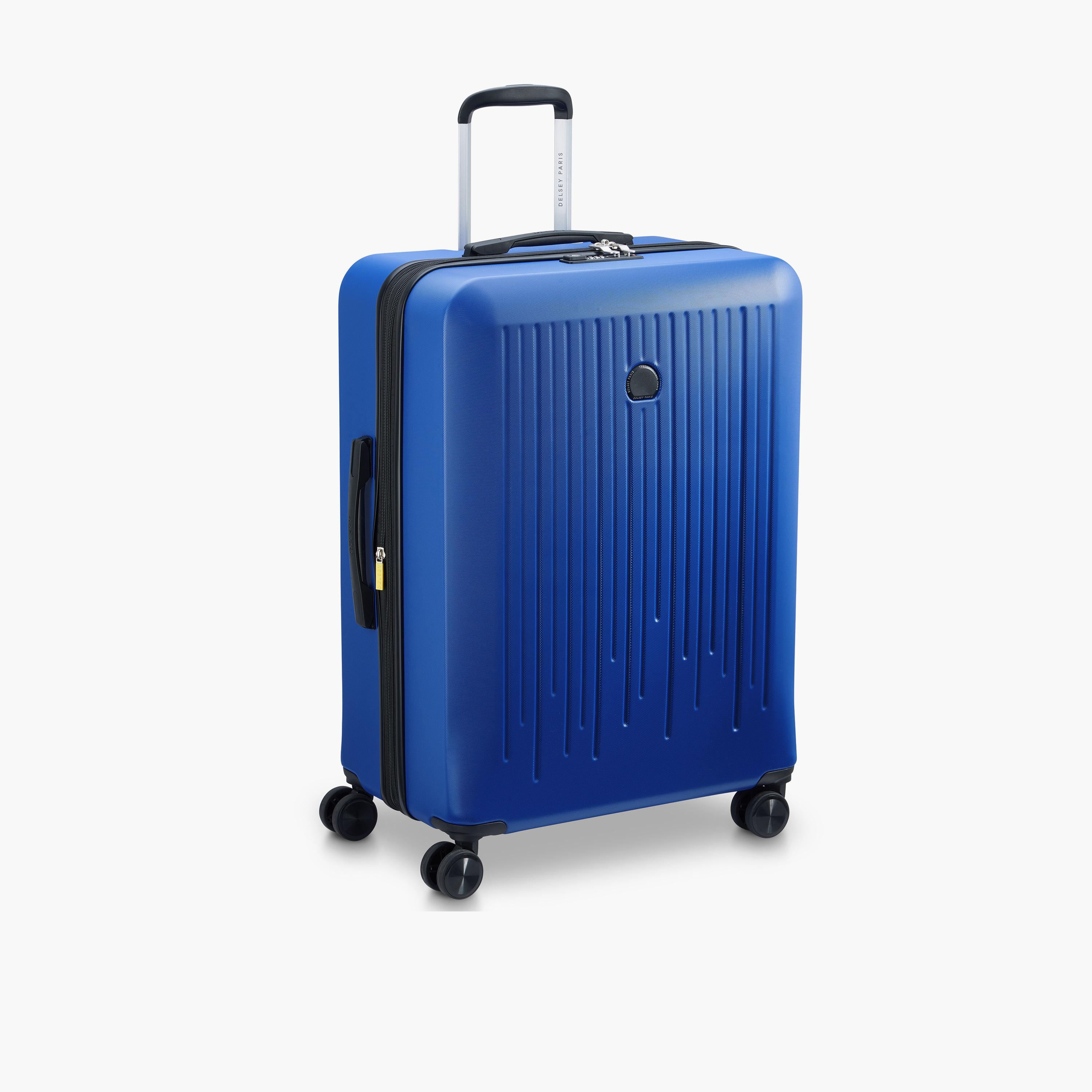 Delsey Paris Christine Hardside Expendable Double Wheel Luggage Trolley Suitcase 70 CM Blue-travel-luggagesandbags-luggage-image-5