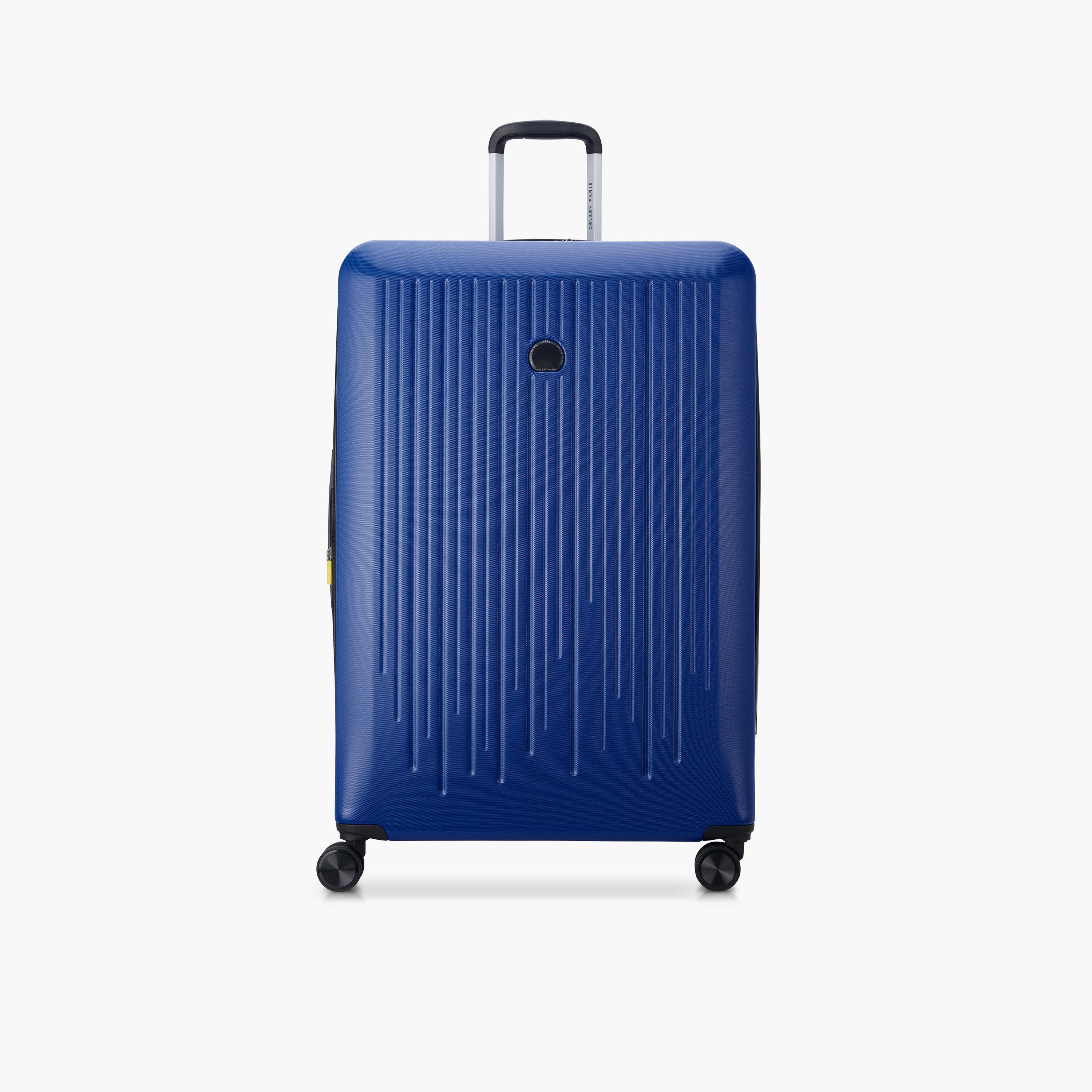 Delsey Paris Christine Hardside Expendable Double Wheel Luggage Trolley Suitcase 82 CM Blue-travel-luggagesandbags-luggage-image-1