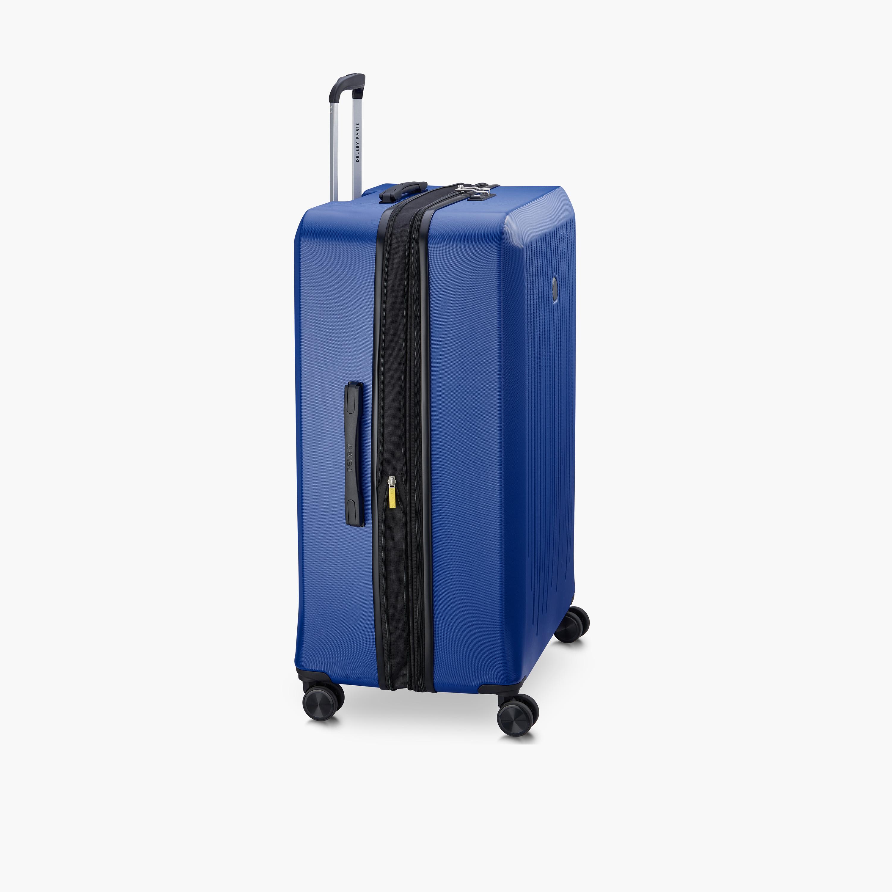 Delsey Paris Christine Hardside Expendable Double Wheel Luggage Trolley Suitcase 82 CM Blue-travel-luggagesandbags-luggage-image-6