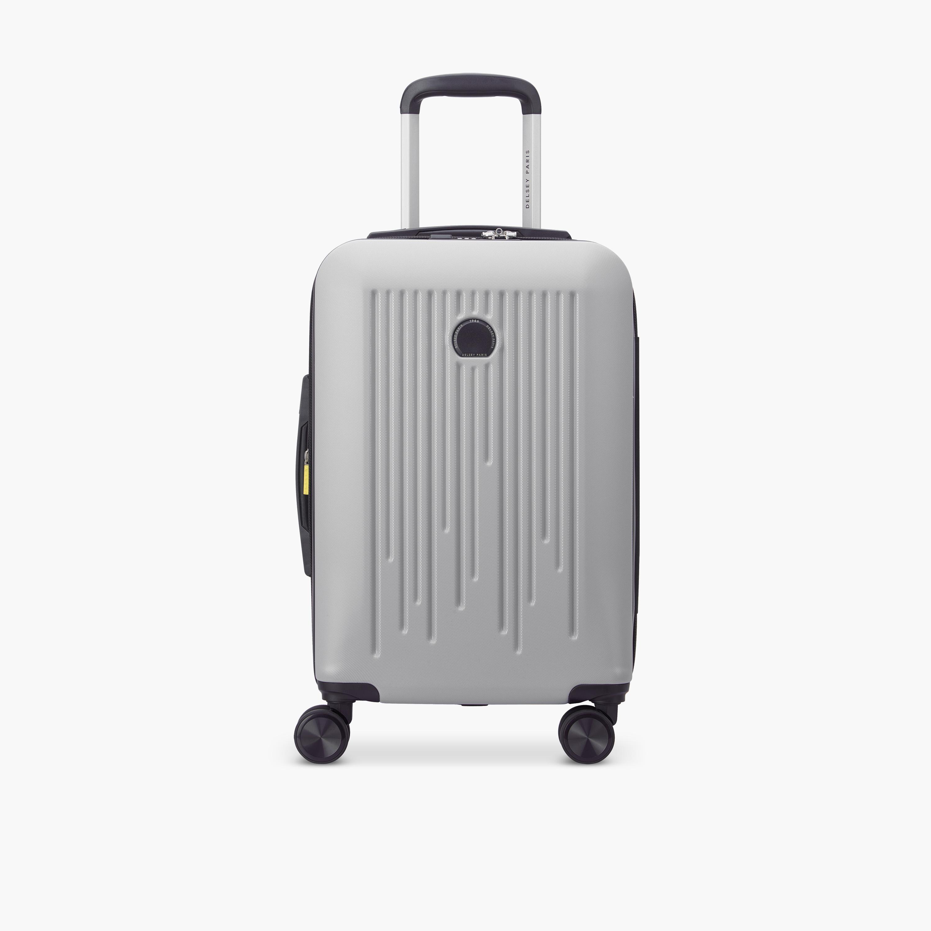 Delsey Paris Christine Hardside Expendable Double Wheel Luggage Trolley Suitcase 55 CM strom grey-travel-luggagesandbags-luggage-image-1