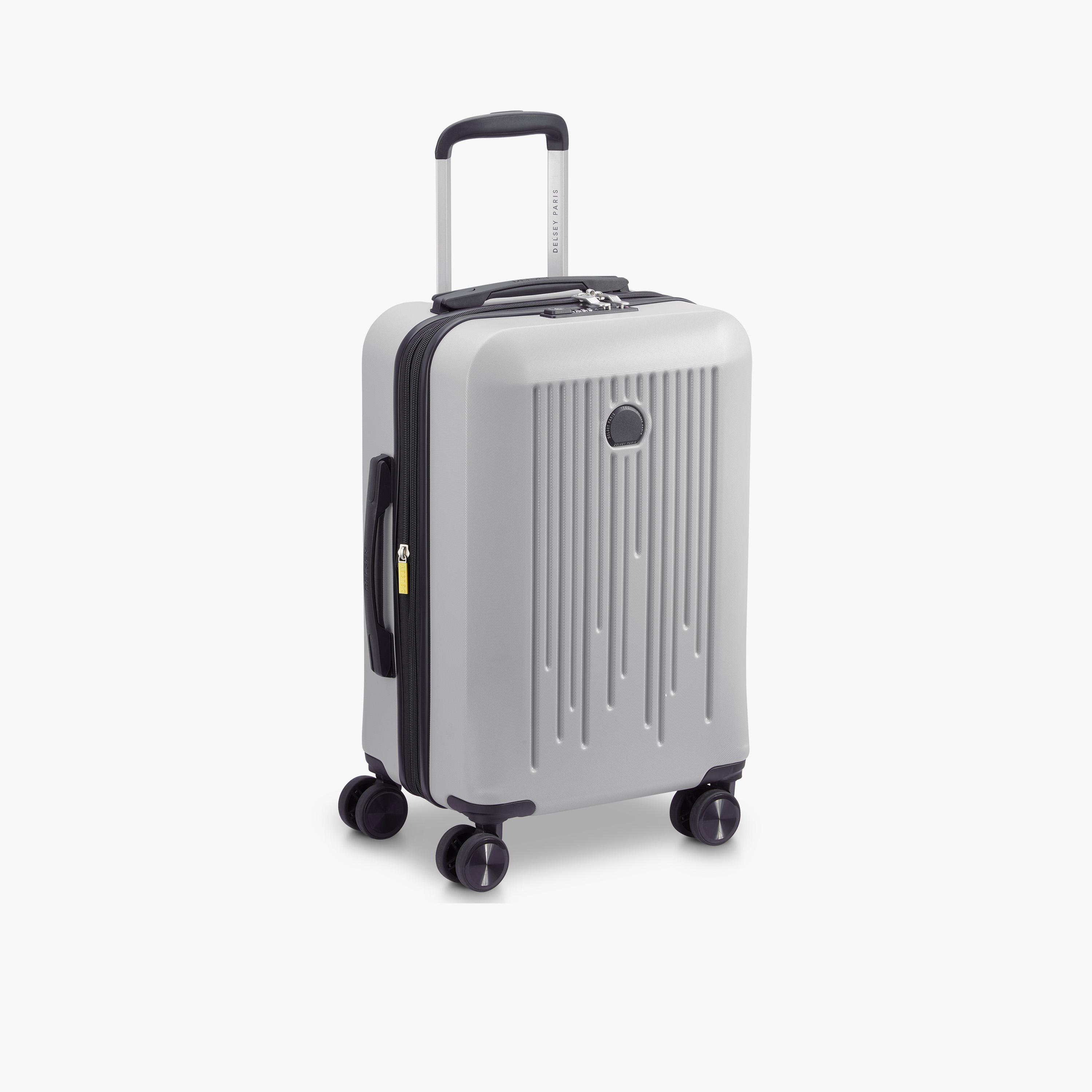 Delsey Paris Christine Hardside Expendable Double Wheel Luggage Trolley Suitcase 55 CM strom grey-travel-luggagesandbags-luggage-image-5