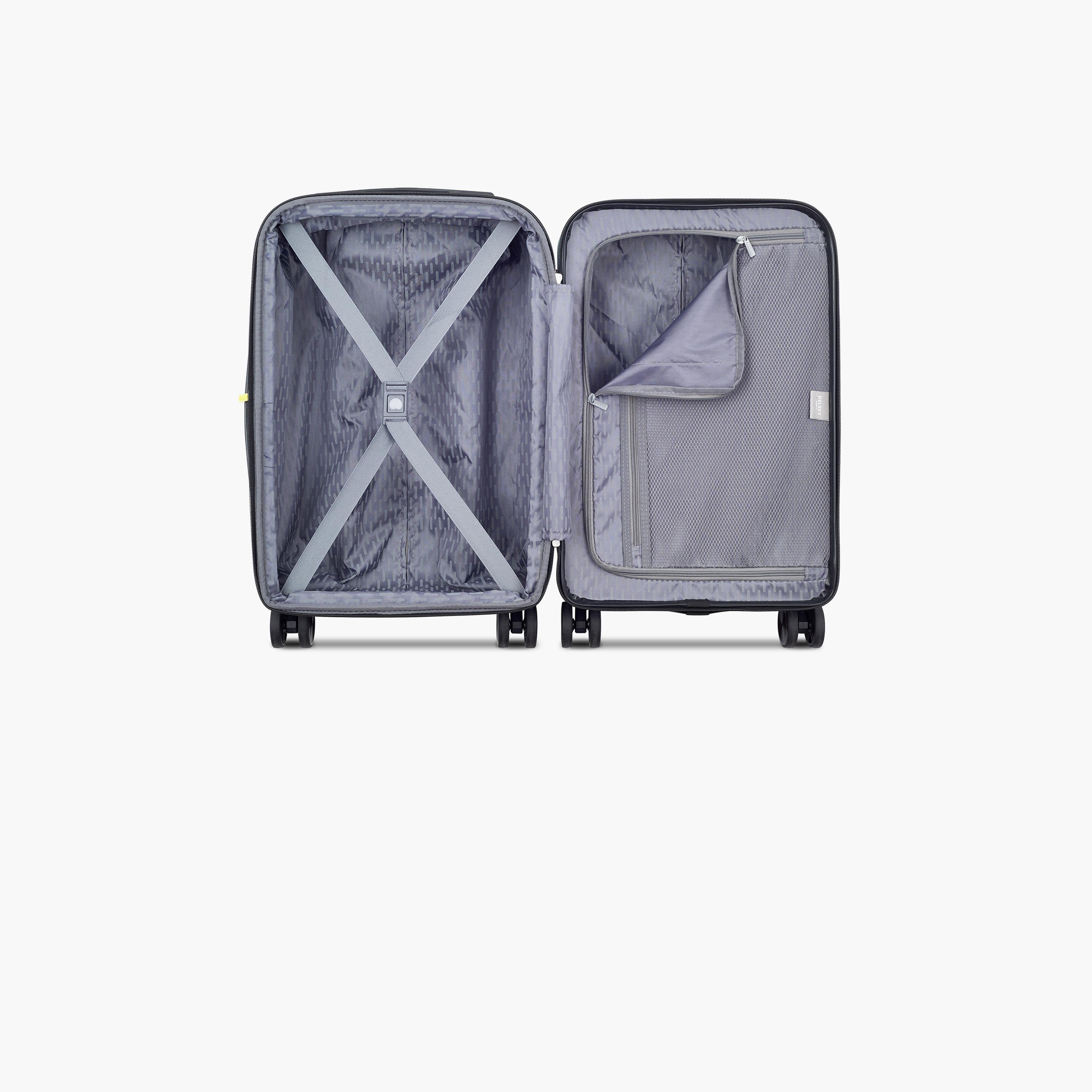 Delsey Paris Christine Hardside Expendable Double Wheel Luggage Trolley Suitcase 55 CM strom grey-travel-luggagesandbags-luggage-image-8