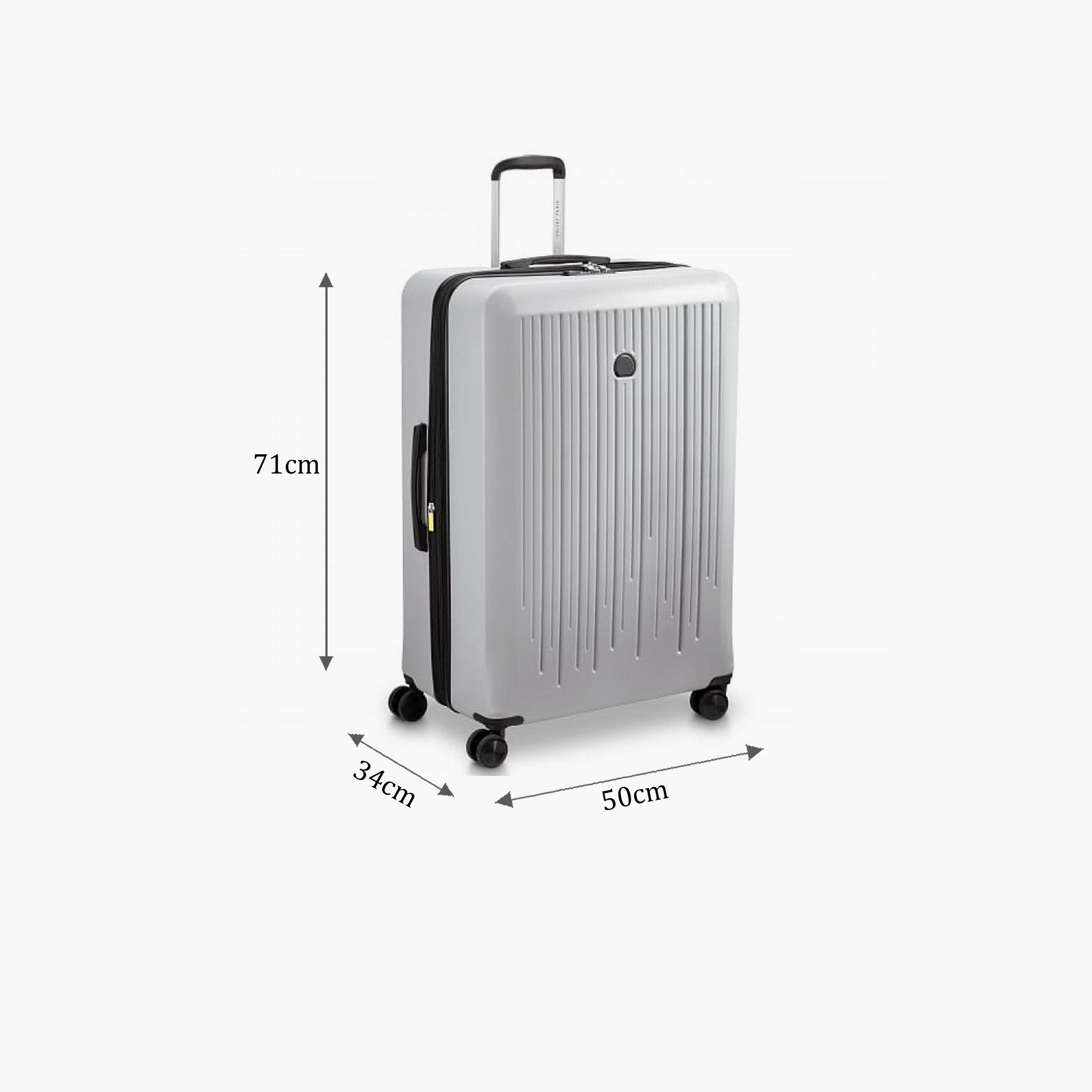 Delsey Paris Christine Hardside Expendable Double Wheel Luggage Trolley Suitcase 70 CM storm grey-travel-luggagesandbags-luggage-image-2